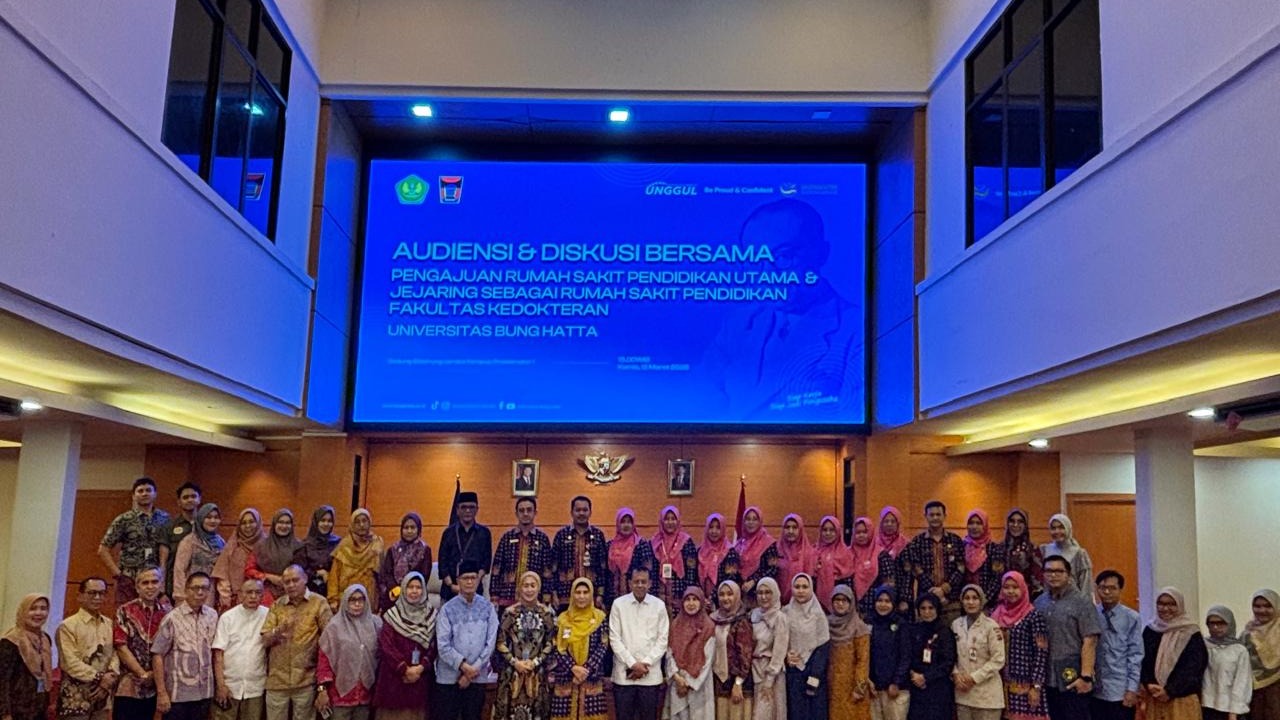 Universitas Bung Hatta Gelar Audiensi dan Diskusi Strategis dengan RSUD Dr. Rasidin Padang