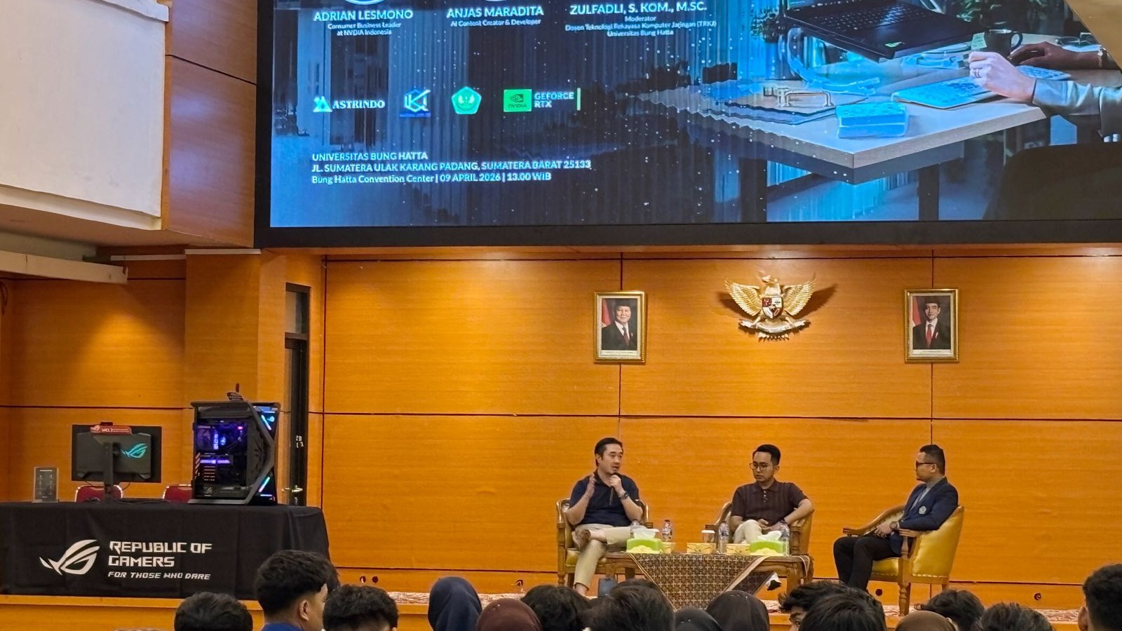 Universitas Bung Hatta dan NVIDIA Gelar Seminar dan Talkshow Teknologi Artificial Intelligence (AI)