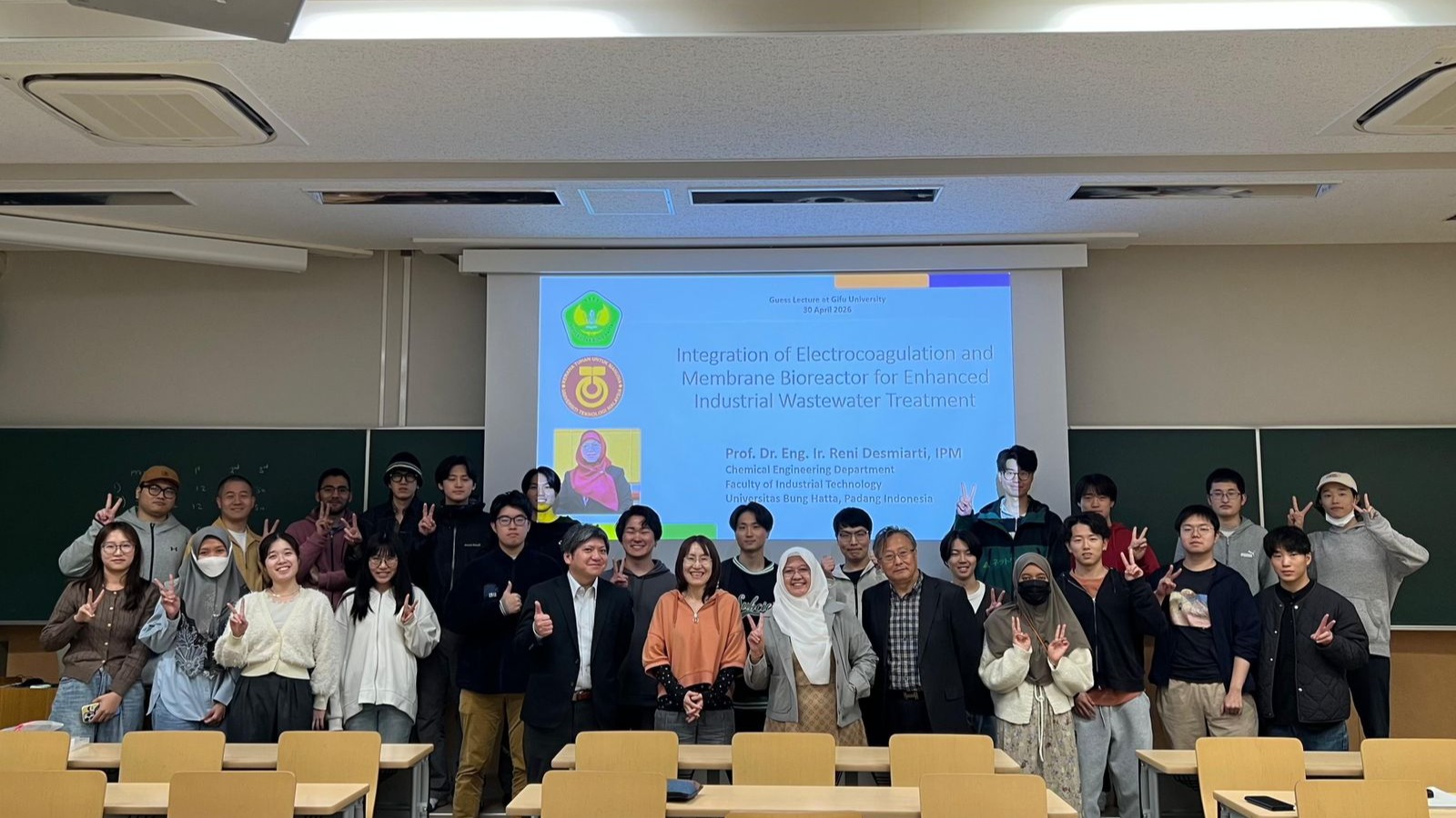 Prof. Dr. Eng. Ir. Reni Desmiarti, S.T., M.T., IPU, Dosen Teknik Kimia Universitas Bung Hatta Bahas Inovasi Pengolahan Limbah Industri di Jepang 