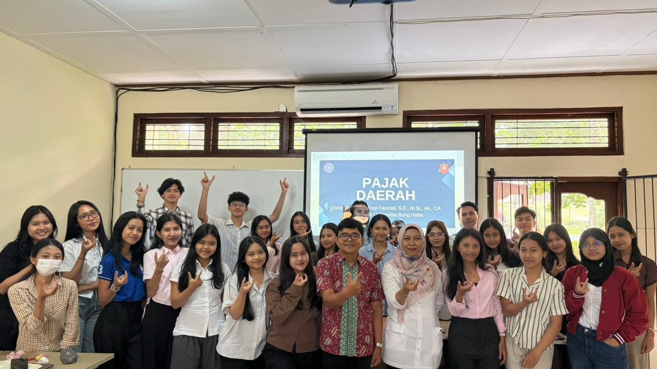 Dr. Popi Fauziati, SE., M.Si, Ak, CA, Dosen Akuntansi Universitas Bung Hatta Jadi Dosen Tamu di Universitas Udayana Bahas Pajak Daerah