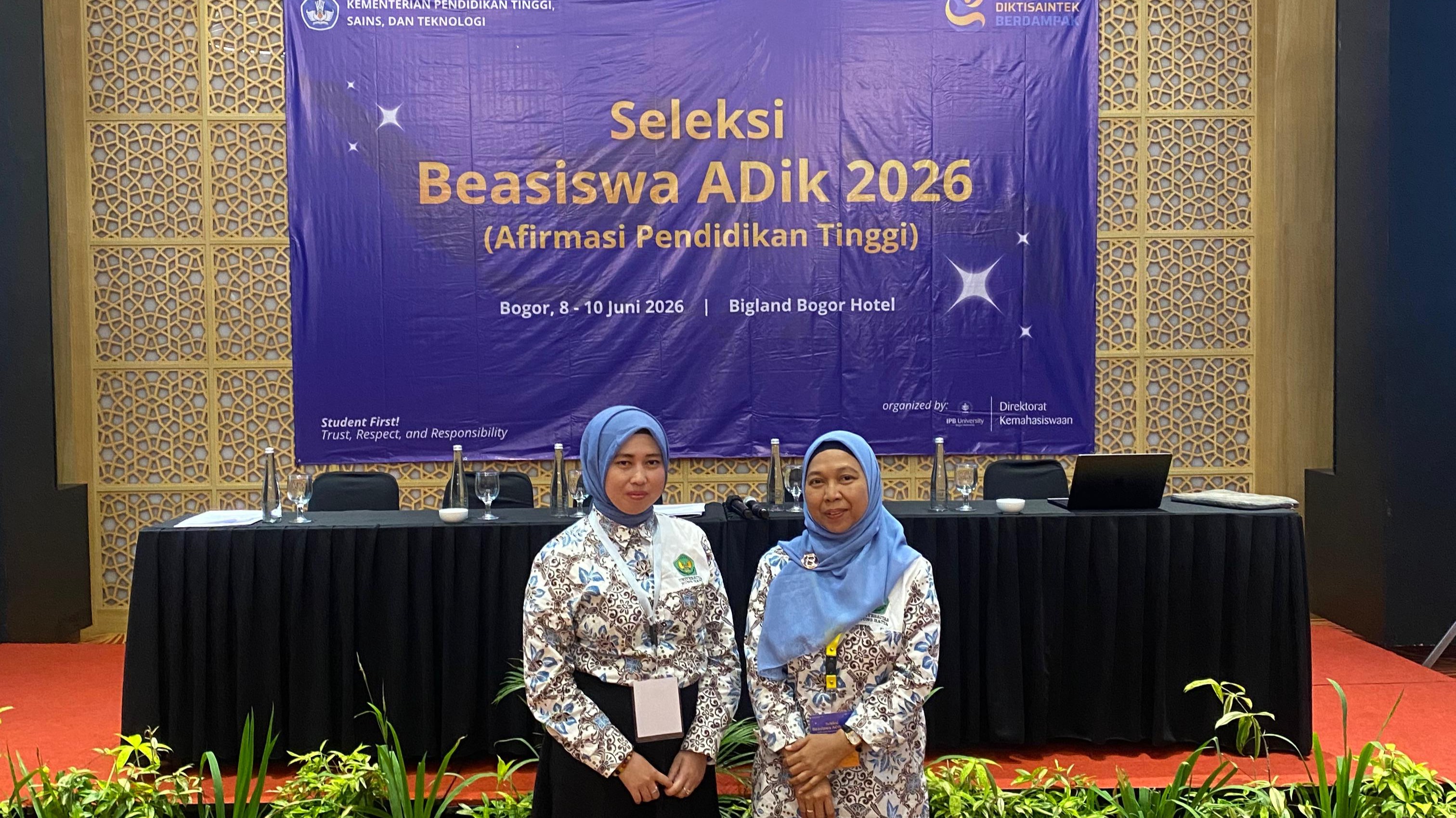 Universitas Bung Hatta Ikuti Seleksi Beasiswa Program Afirmasi Pendidikan Tinggi (ADik) Tahun 2026