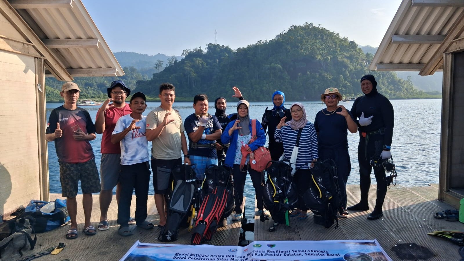 Dosen FPIK Universitas Bung Hatta dan Peneliti BRIN Lakukan Riset Kolaboratif Mitigasi Situs Maritim di Pesisir Selatan