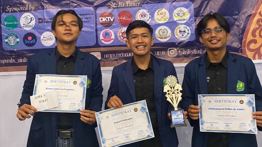 Tim Debat Universitas Bung Hatta Raih Juara II pada MBS Festival 2026