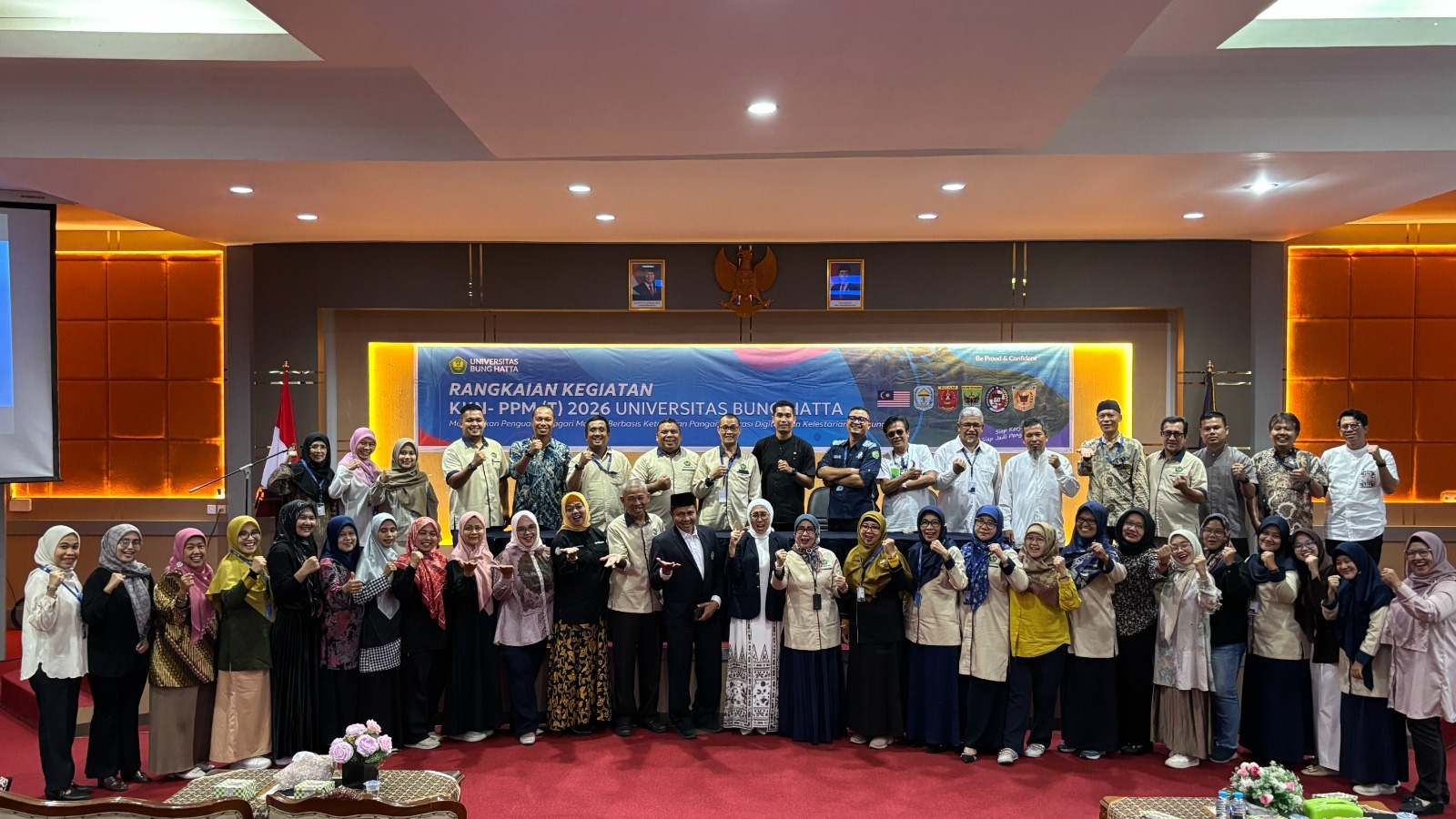 Universitas Bung Hatta Gelar Pembekalan Dosen Pembimbing Lapangan KKN-PPM Tahun 2026