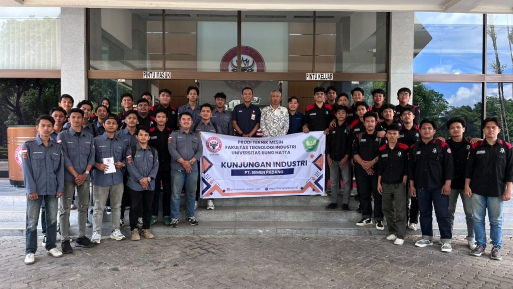 Mahasiswa Teknik Mesin Universitas Bung Hatta Kunjungi PT Semen Padang, Perkuat Kompetensi dan Wawasan Industri