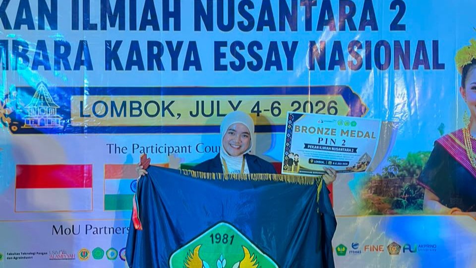 Mahasiswa Ekonomi Pembangunan Universitas Bung Hatta Raih Medali Perunggu pada Pekan Ilmiah Nusantara 2 di Lombok