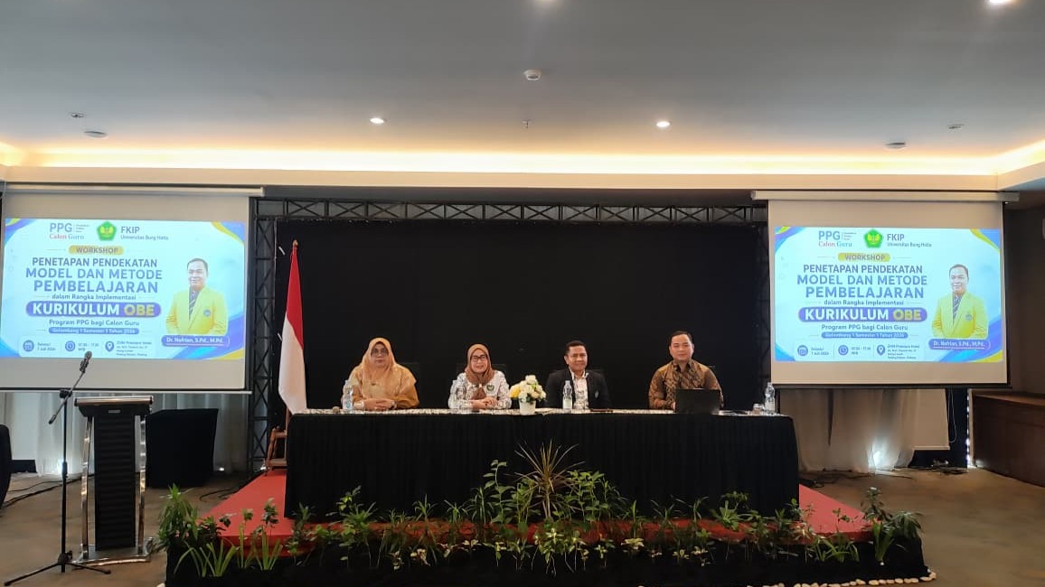 FKIP Universitas Bung Hatta Perkuat Implementasi Kurikulum OBE melalui Workshop Strategi Pembelajaran Program PPG