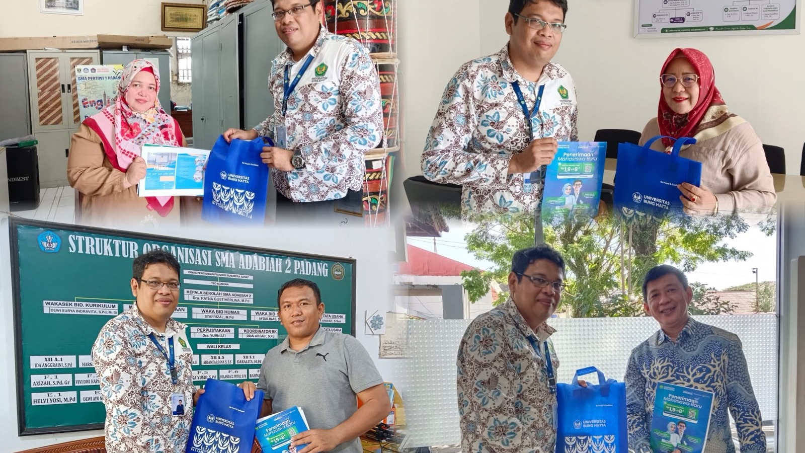 Universitas Bung Hatta Perkuat Kemitraan dengan Sekolah Menengah di Padang, Sosialisasikan Skema UKT Terbaru