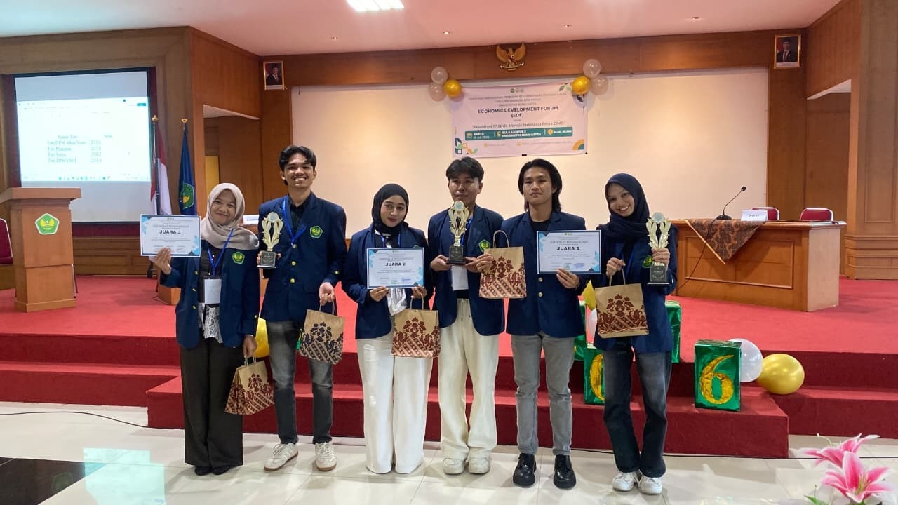 Lomba Debat Ekonomi Pembangunan FEB Universitas Bung Hatta Dorong Akselerasi 17 SDGs Menuju Indonesia Emas 2045