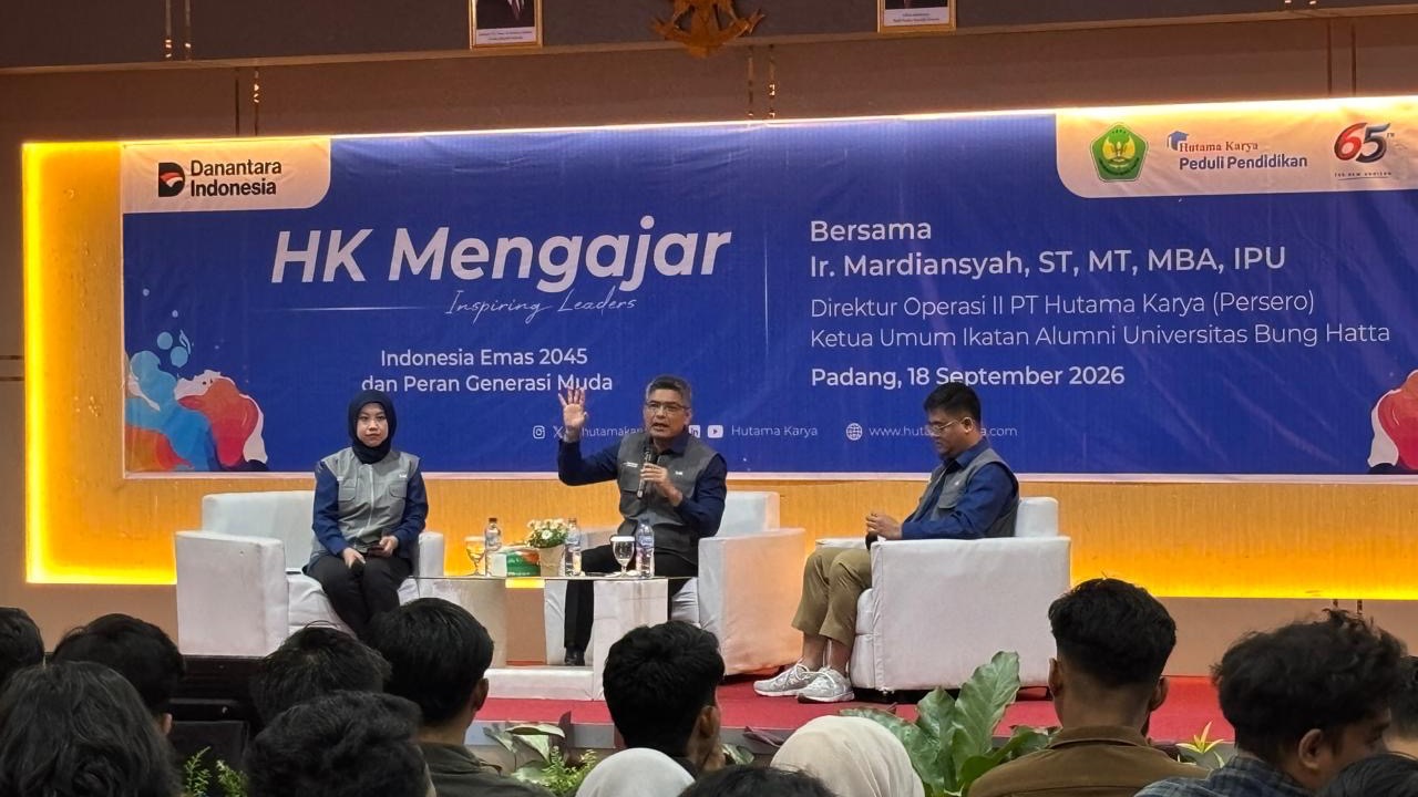 Ir. Mardiansyah, S.T., M.T., M.B.A., IPU, Direktur Operasi I PT Hutama Karya Dorong Mahasiswa Universitas Bung Hatta Perkuat Kompetensi