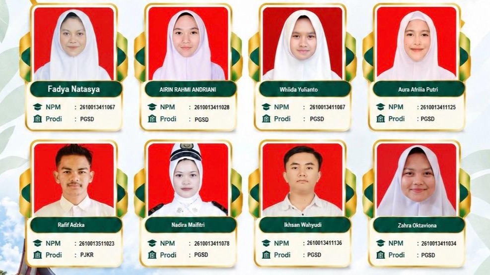 8 Mahasiswa Baru FKIP Universitas Bung Hatta Raih Beasiswa Pendidikan Indonesia