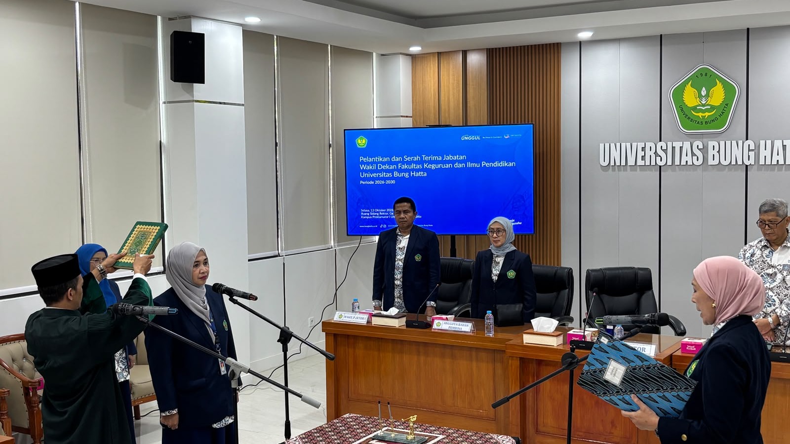 Dr. Karmila Suryani, M.Kom DiLantik Jadi Wakil Dekan FKIP Universitas Bung Hatta Masa Bakti 2026–2030