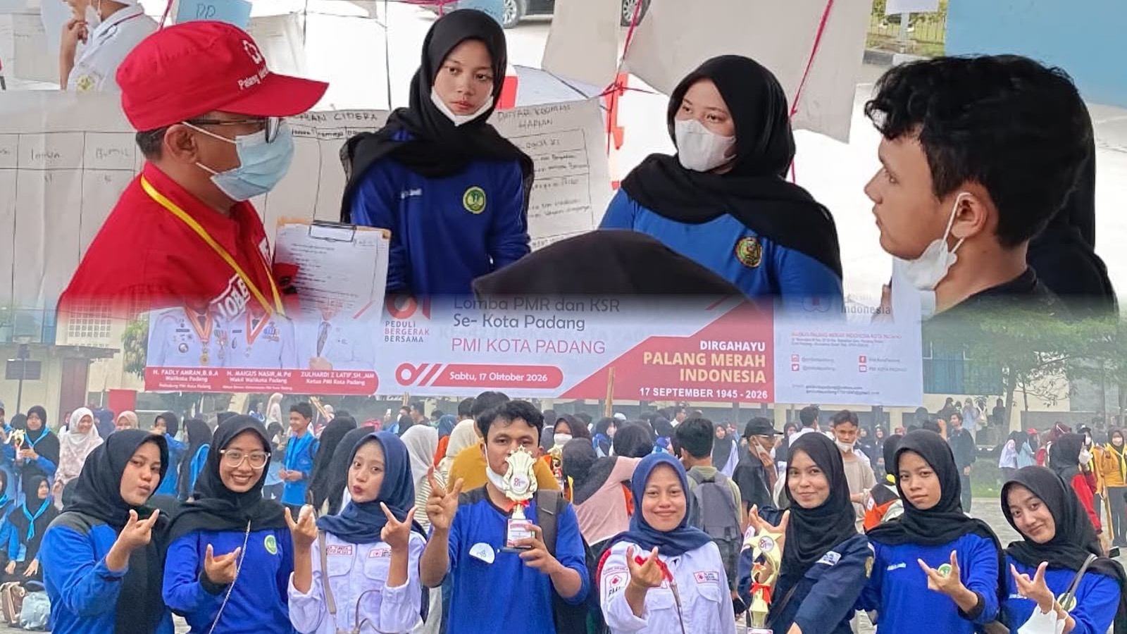 UKM KSR PMI Unit Universitas Bung Hatta Proklamator Raih 2 Juara Lomba KSR di Padang