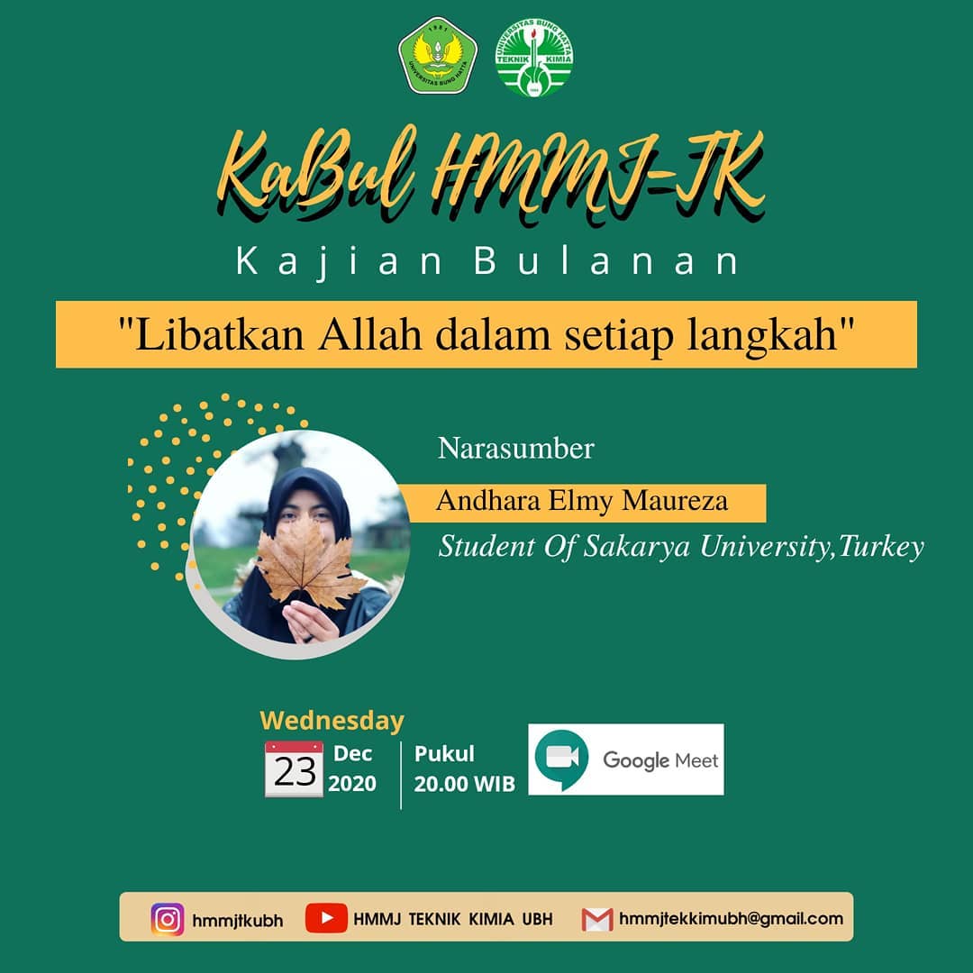 Kajian Bulanan HMMJ Teknik Kimia Universitas Bung Hatta