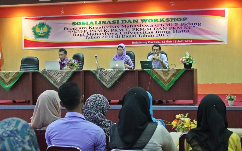 Sosialisasi dan Workshop PKM Dikti 2014
