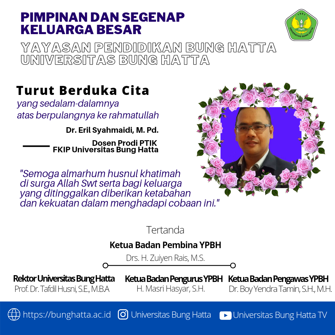 Dr. Eril Syahmaidi Tutup Usia