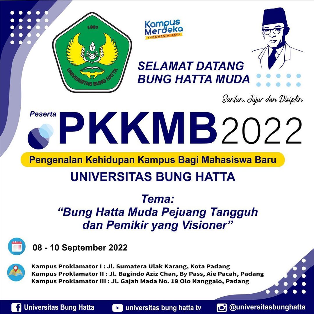 PKKMB UNIVERSITAS BUNG HATTA 2022