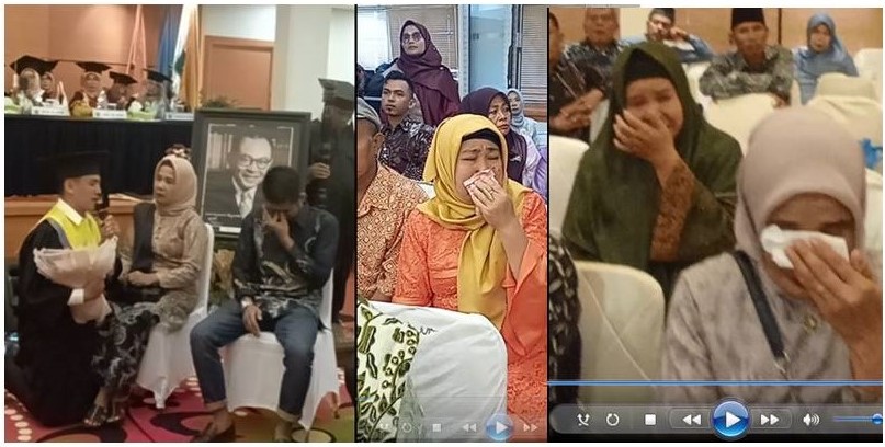 Wisudawan UBH Persembahkan Lagu Ayah-Ibu, Orang Tua dan Wisudawan Meneteskan Air Mata