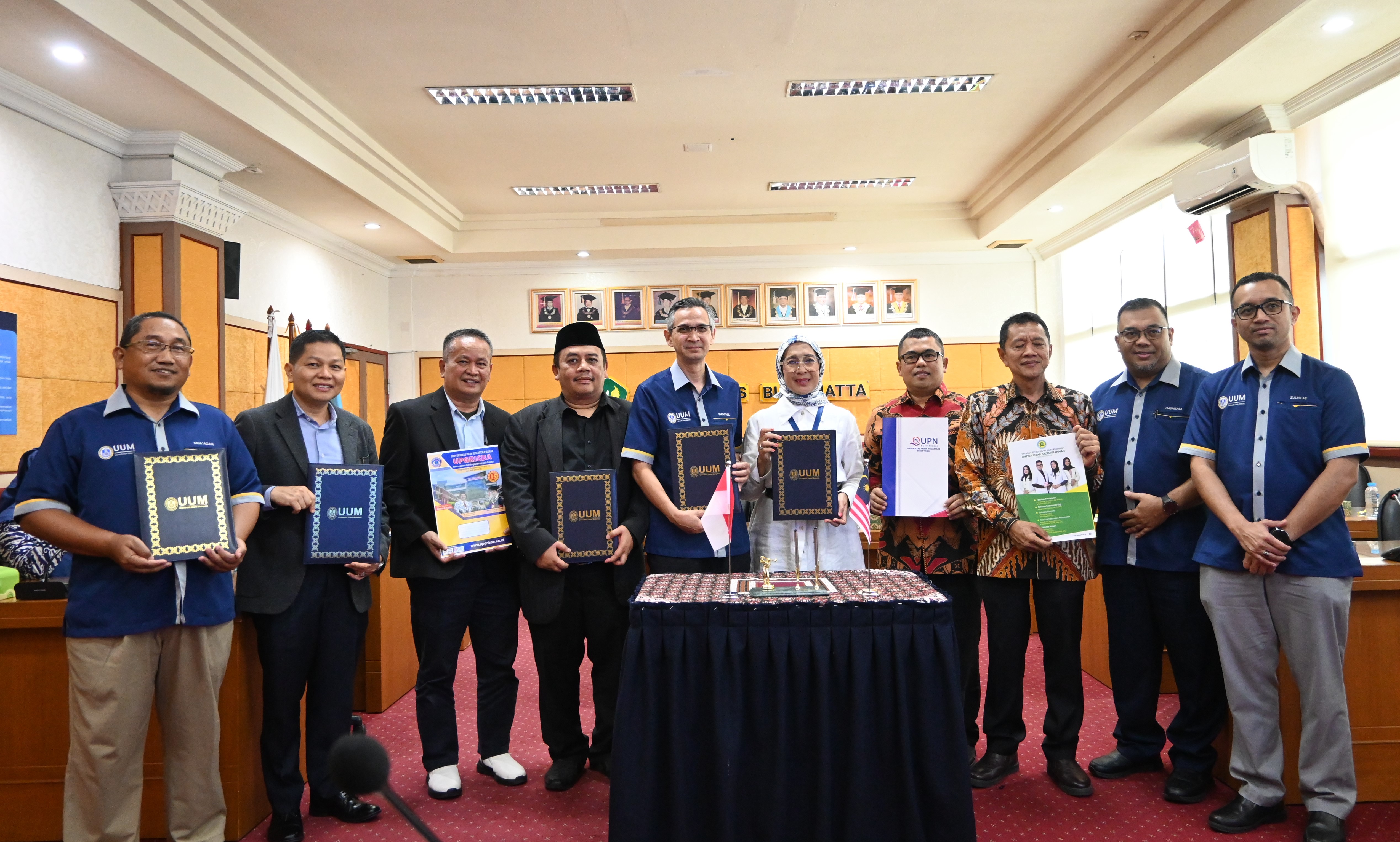 Universitas Bung Hatta Tuan Rumah Penandatangan MoU Universiti Utara Malaysia Dengan  4 Universitas Anggota Aptisi Sumbar