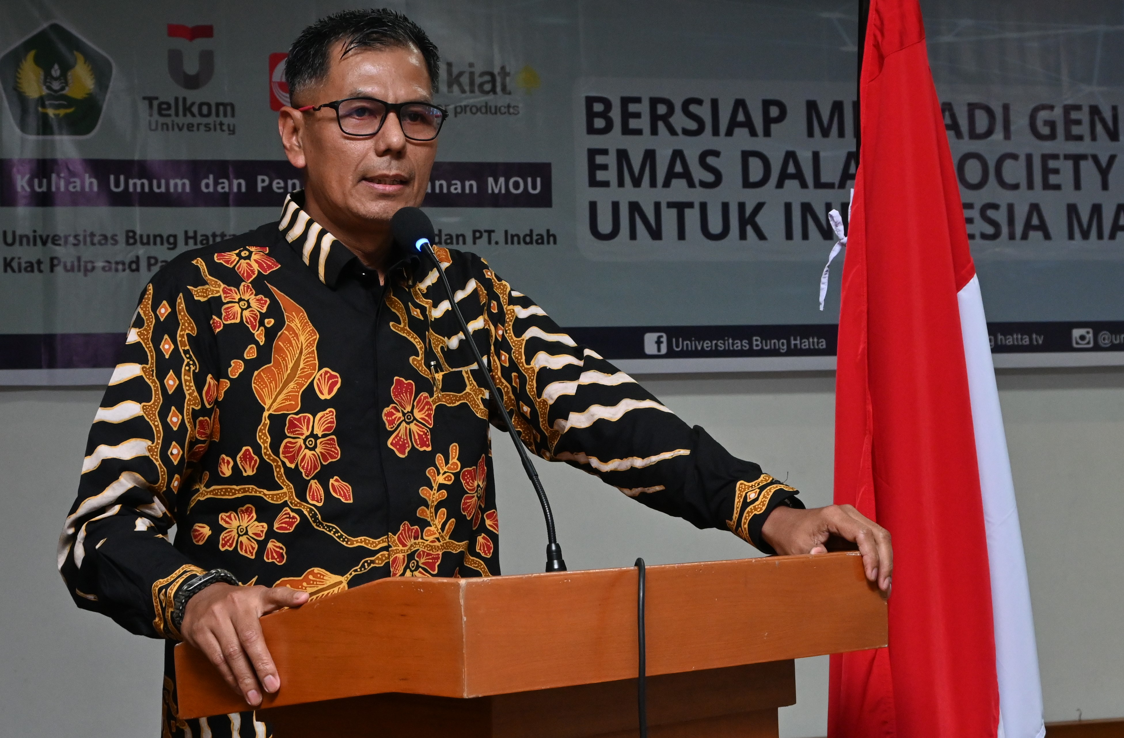 Kuliah Umum Kolaborasi dan Sinergisitas Universitas Bung Hatta Dengan PT.Indah Kiat