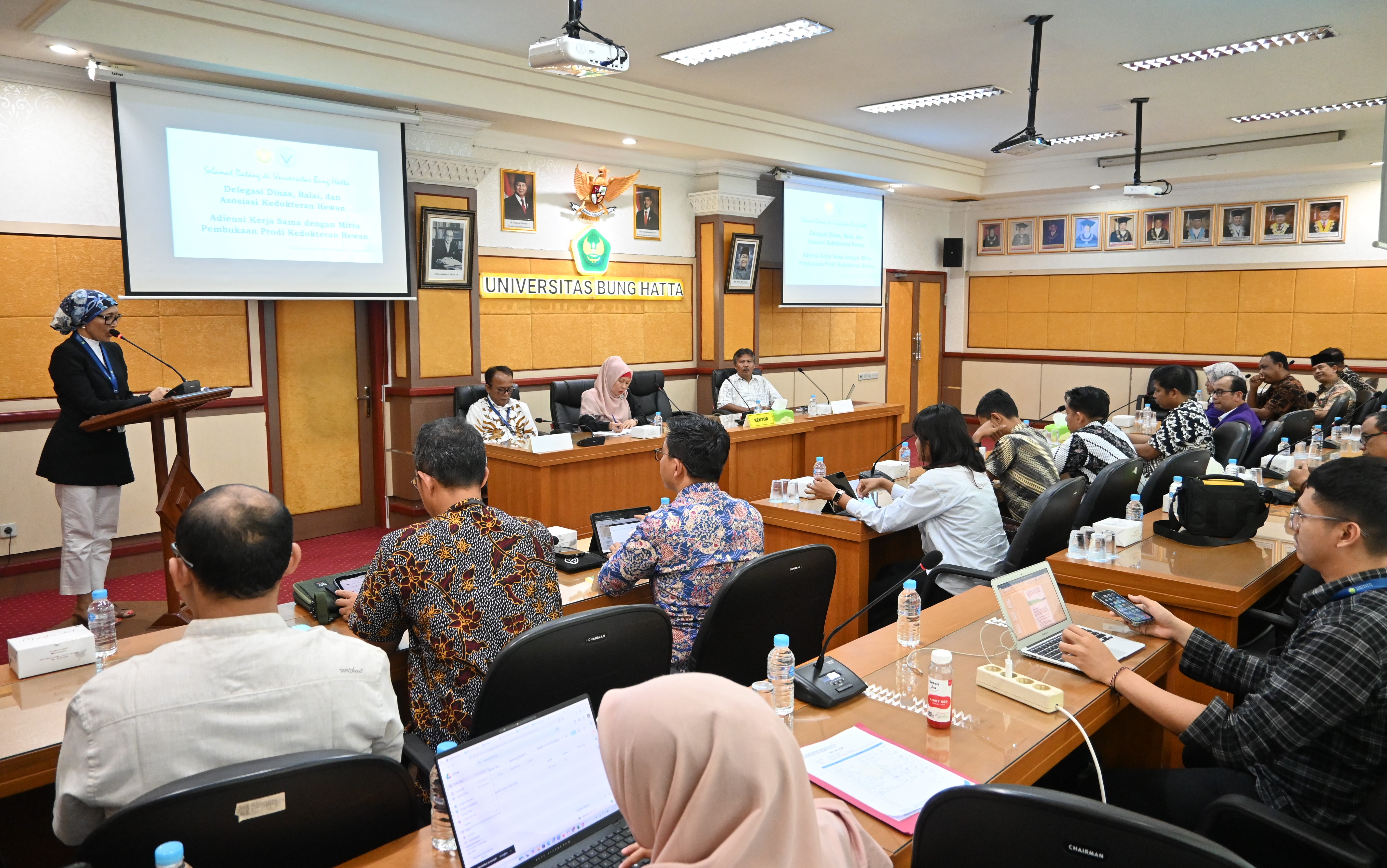 Matangkan Rencana Buka Prodi Kedokteran Hewan, Universitas Bung Hatta Gelar Audiensi Dengan Berbagai Delegasi Lembaga