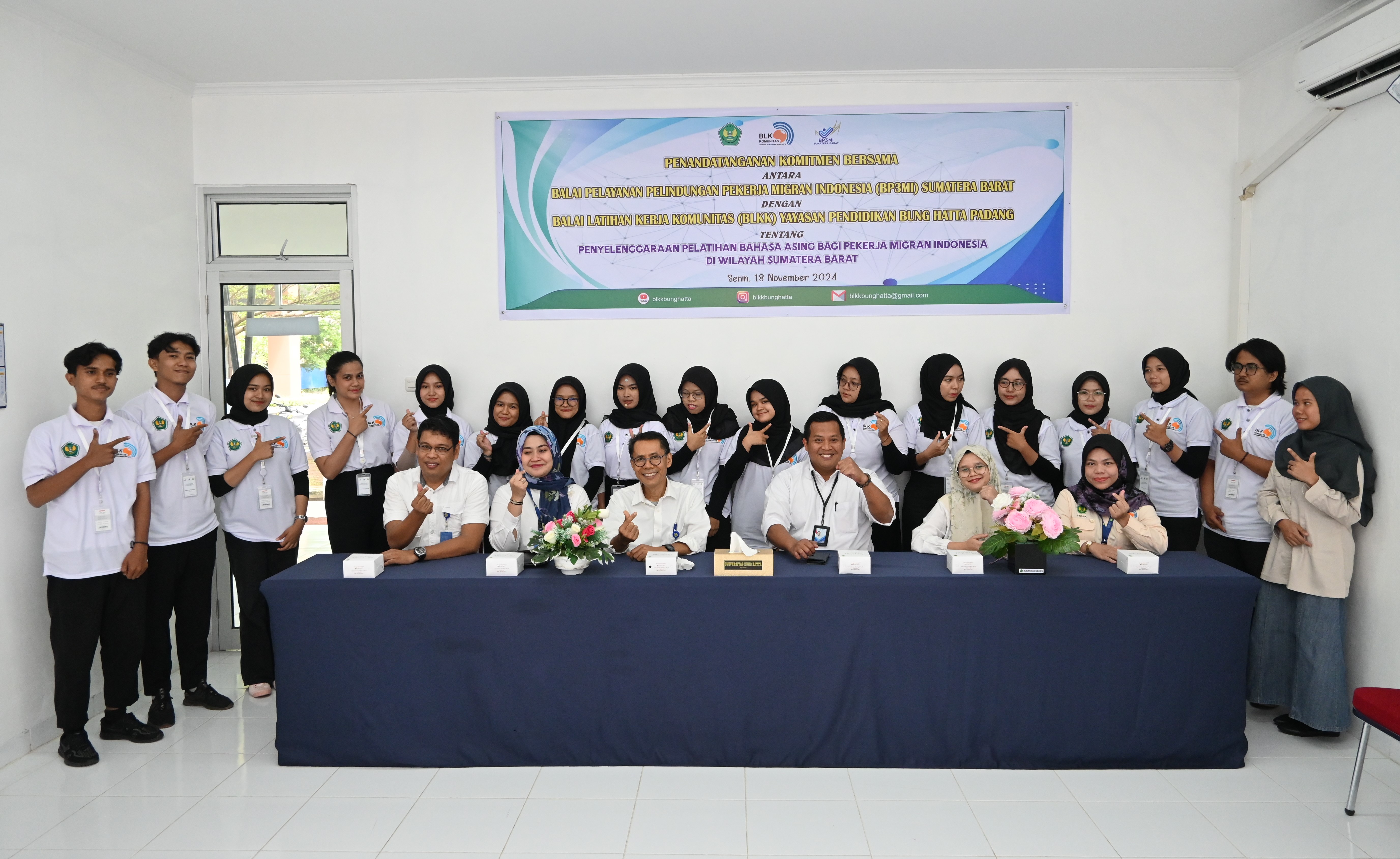 Lindungi Pekerja Migran Indonesia, BP3MI Sumbar Sepakati MoU Dengan BLKK Universitas Bung Hatta