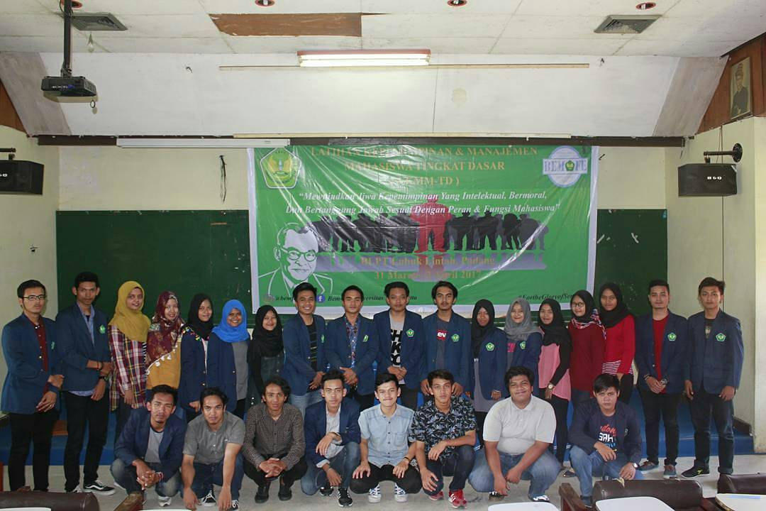 Tumbuhkan Jiwa Kepemimpinan Lewat LKMM-TD FE Universitas Bung Hatta