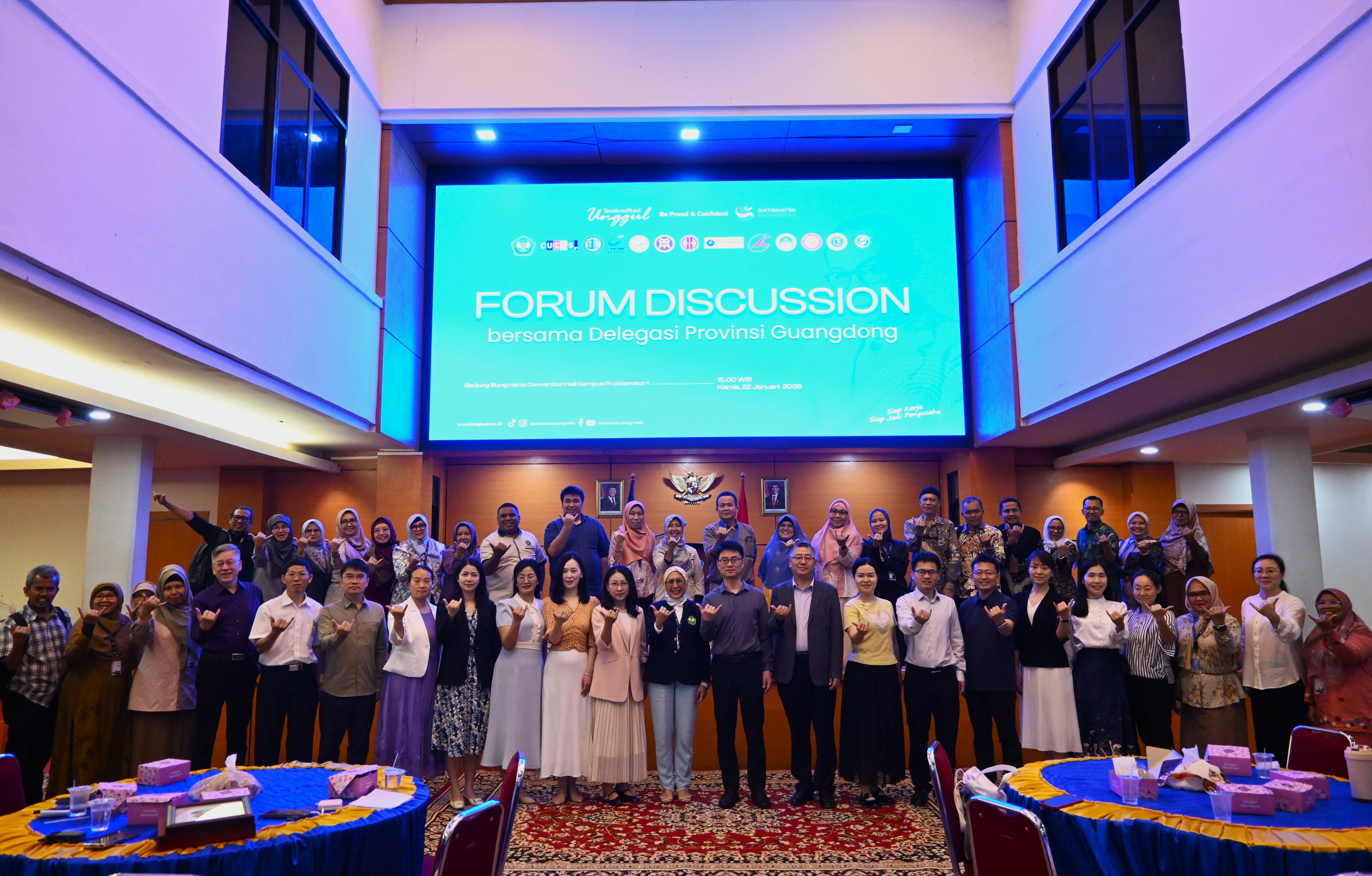 Universitas Bung Hatta Perkuat Kolaborasi Dengan 11 Perguruan Tinggi Guangdong Tiongkok