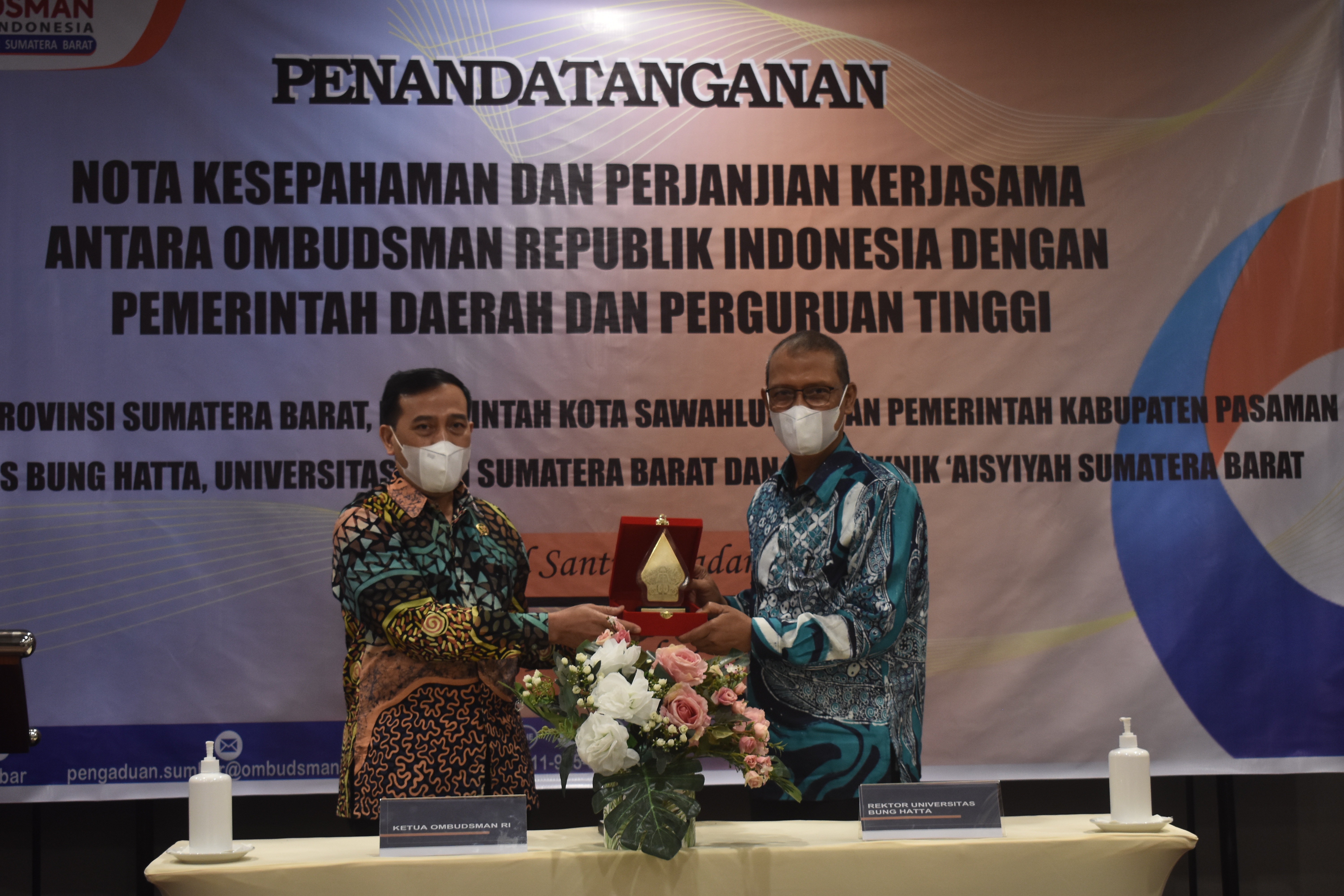Universitas Bung Hatta Jalin Kerja Sama dengan Ombudsman RI dengan Pemerintah Da