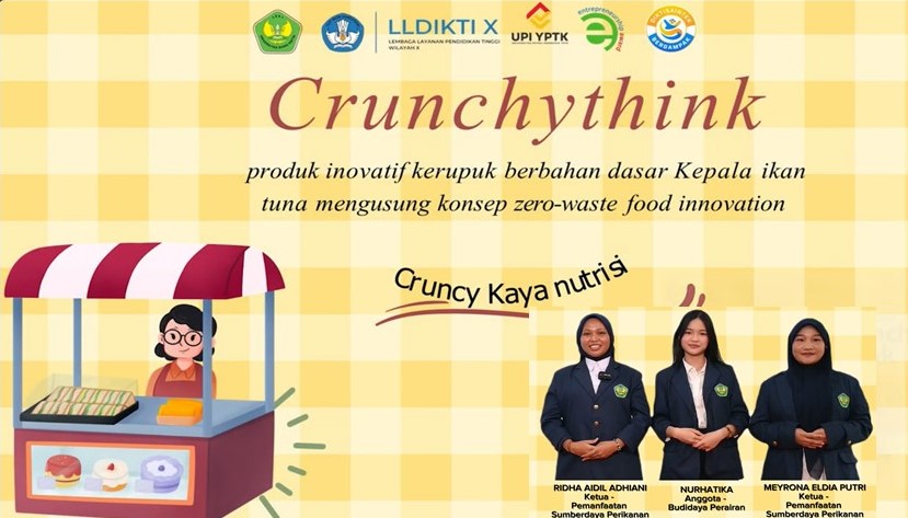 CRHUNCHYTHINK Kerupuk Kepala Ikan Tuna, Hadir Memberikan Cemilan Sehat Bergizi dan Kaya Nutrisi
