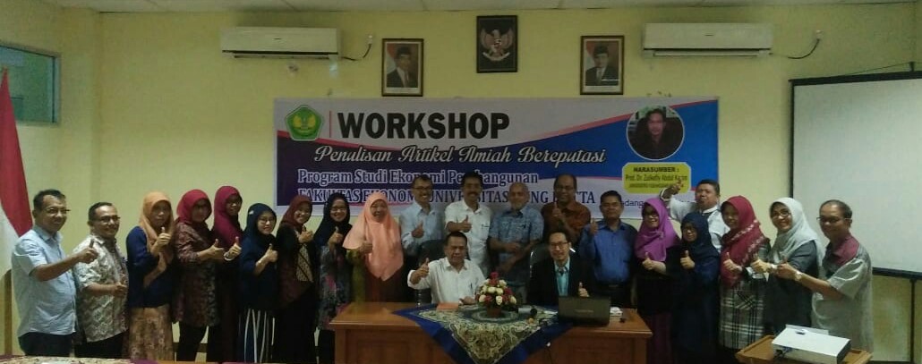 Prodi Ekonomi Pembangunan Gelar Workshop Pengelolaan Artikel Terakreditasi
