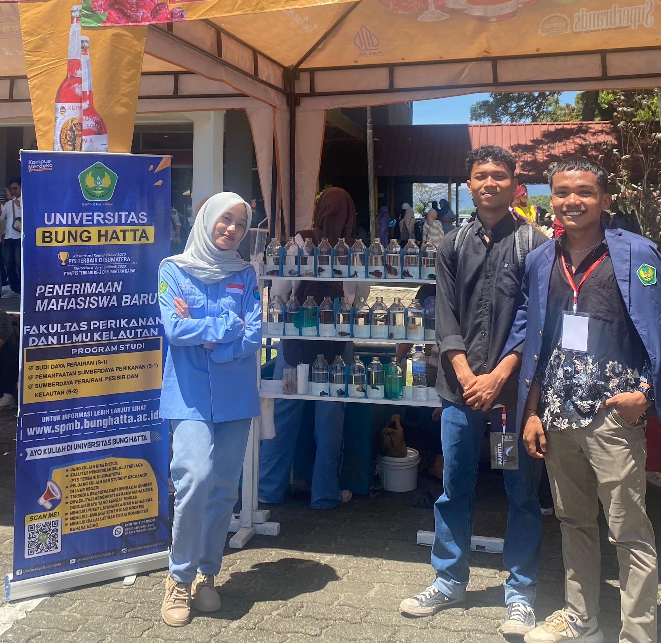 Berlangsung Meriah, BEMM-FPIK Universitas Bung Hatta Sukses Gelar Expo Perikanan