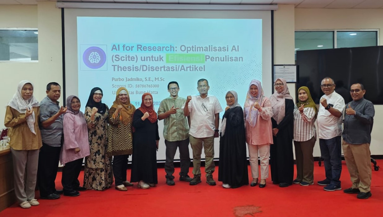 Prodi Akuntansi FEB, Gelar Workshop Penulisan Artikel Ilmiah Berbantuan AI