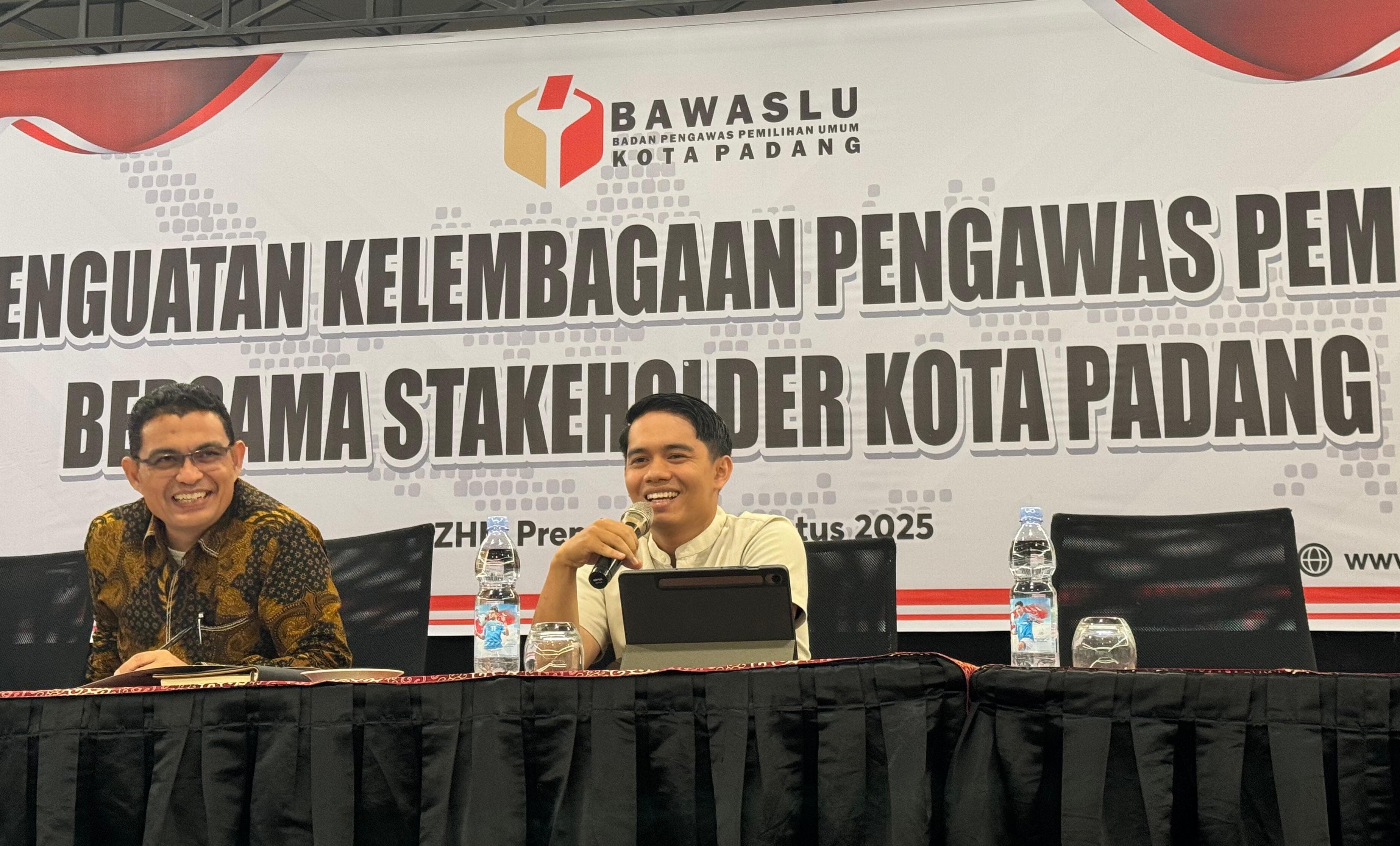 Bawaslu Padang Hadirkan Dosen Fakultas Hukum Universitas Bung Hatta, Sinergikan Penguatan Kelembagaan Bersama Stakeholder