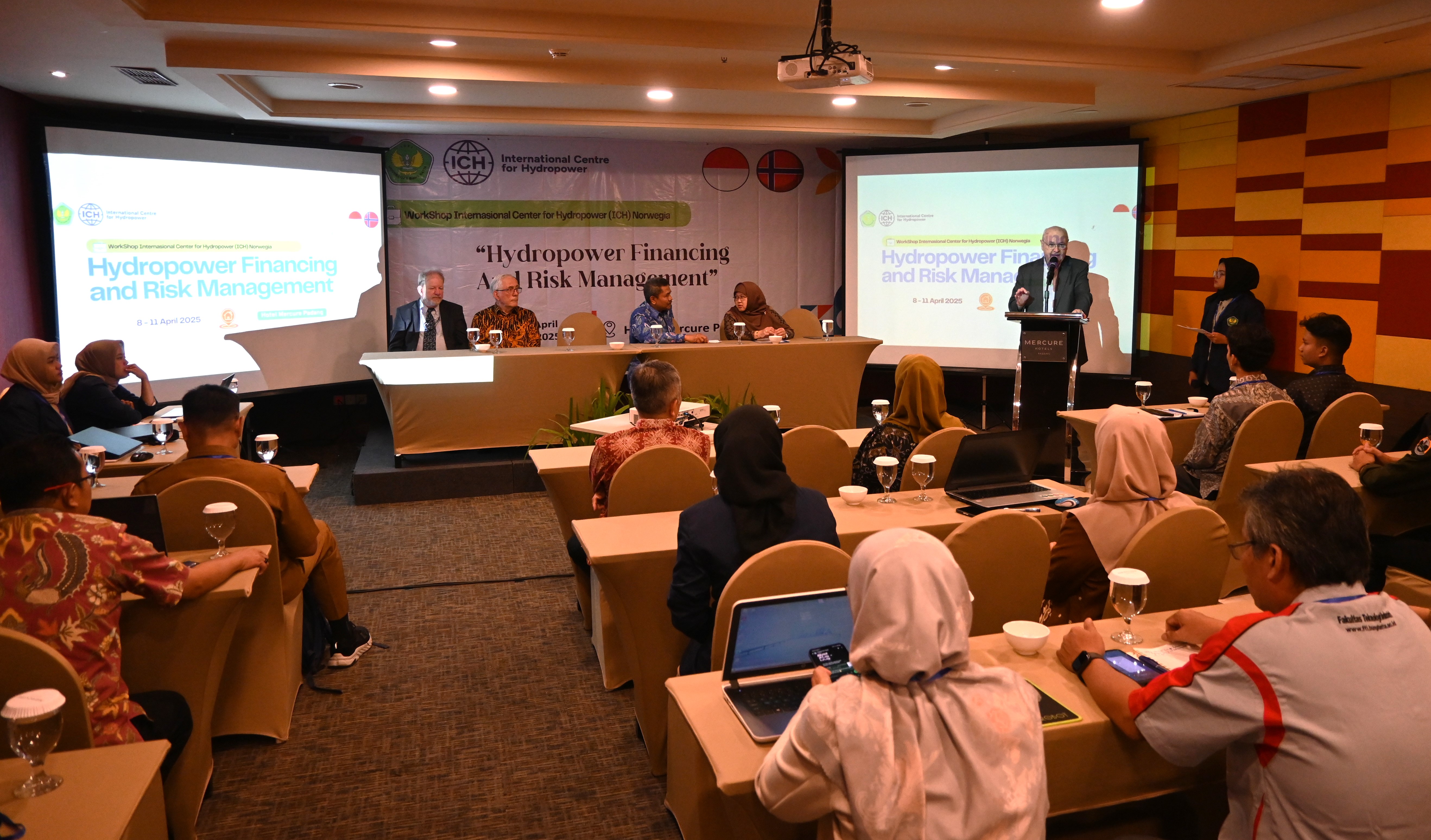FTI-Universitas Bung Hatta, Gelar Workshop International Hydropower Financing and Risk Management Dengan International Center for Hydropower Norwegia