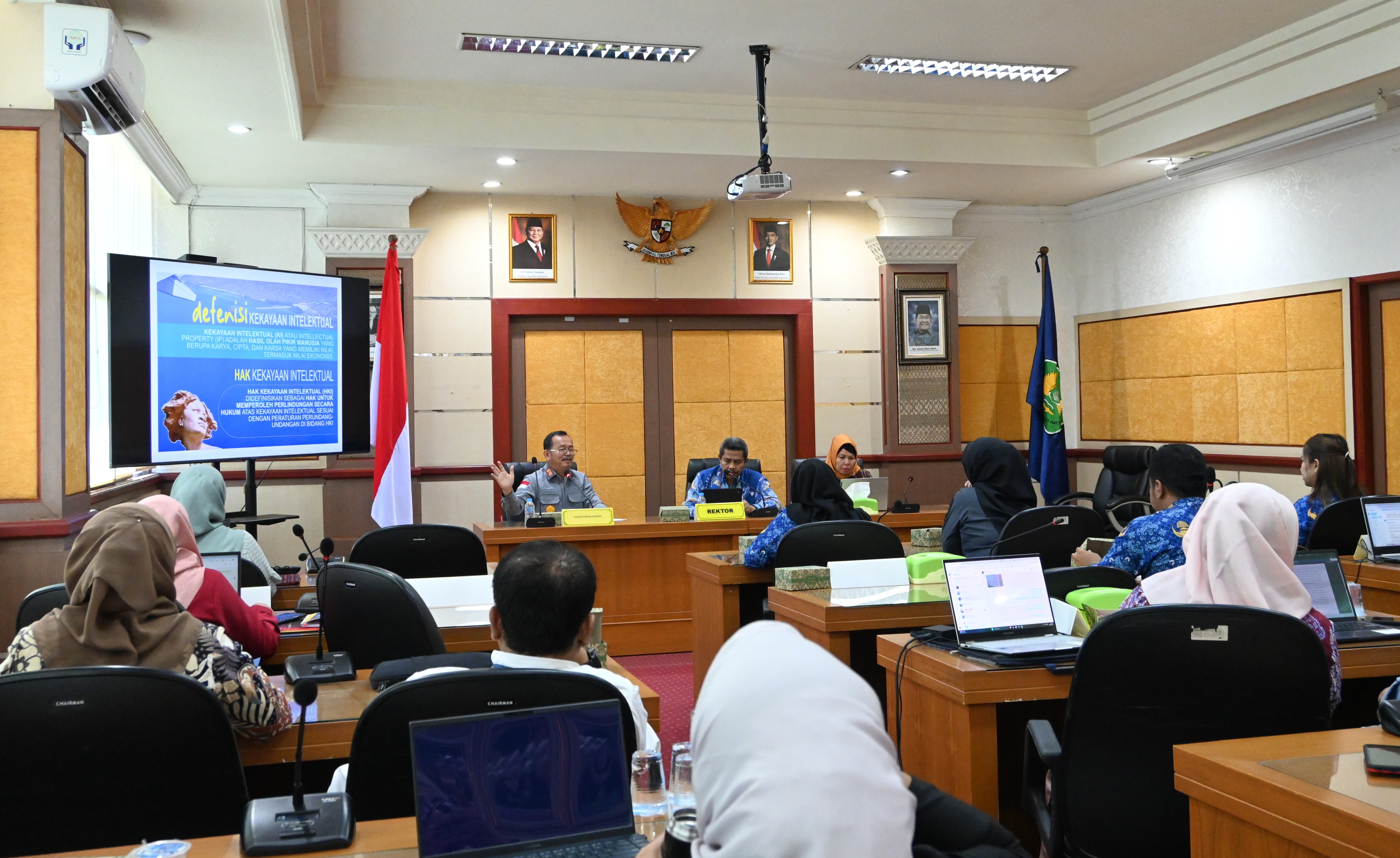 LPPM UBH-Kanwil Kemenkum Sumbar Gali Potensi dan Mendorong Perlindungan Kekayaan Intelektual Sivitas Akademika