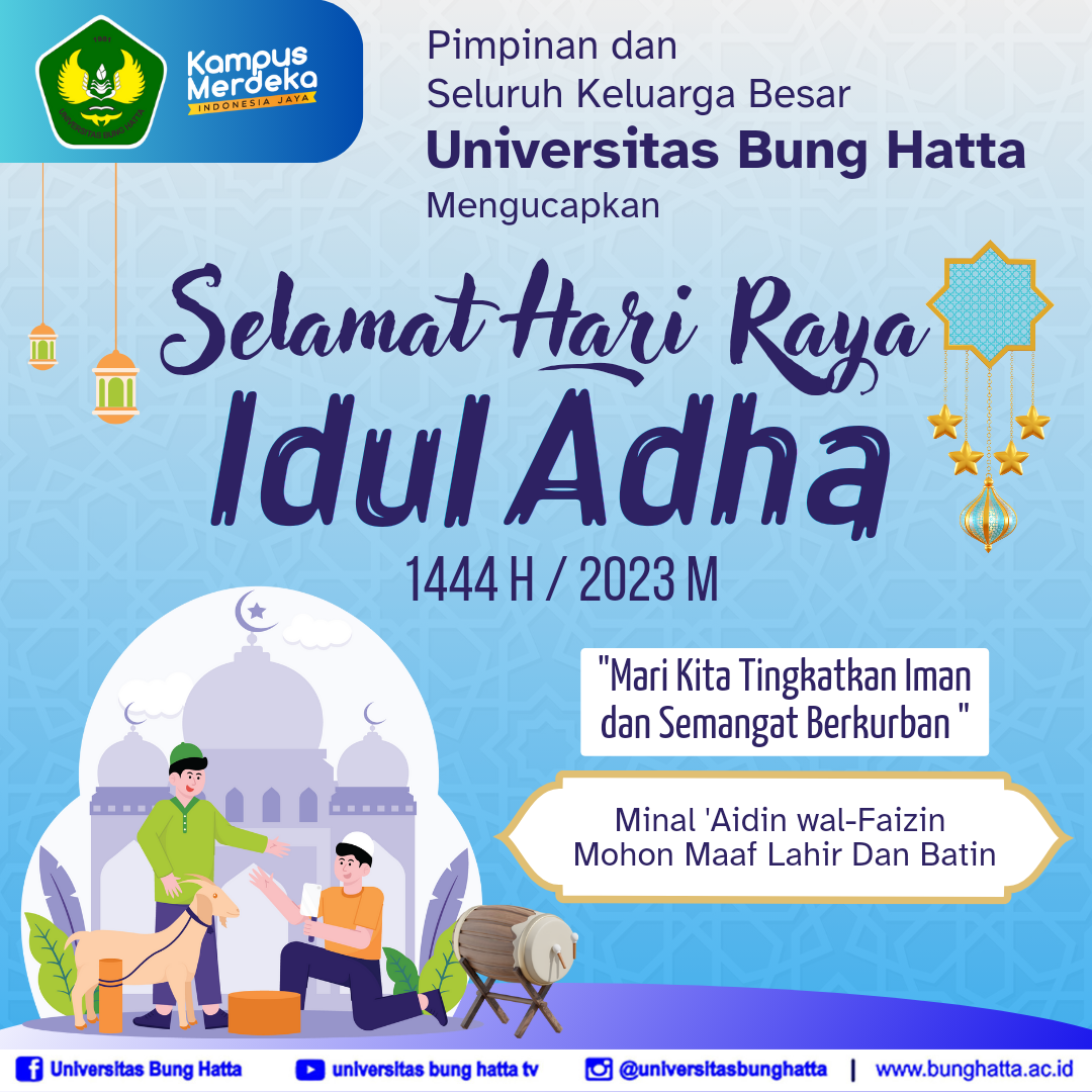 Selamat IDHUL ADHA 1444 H / 2023 M