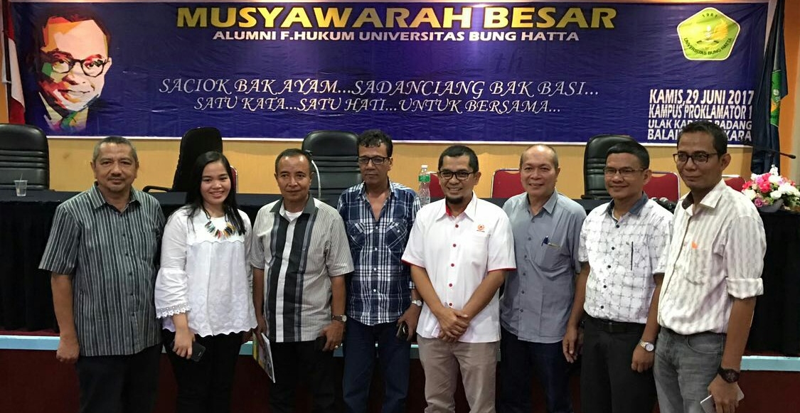Miko Kamal, S.H., LL.M., Ph.D Menjadi Ketua Alumni FH Universitas Bung Hatta