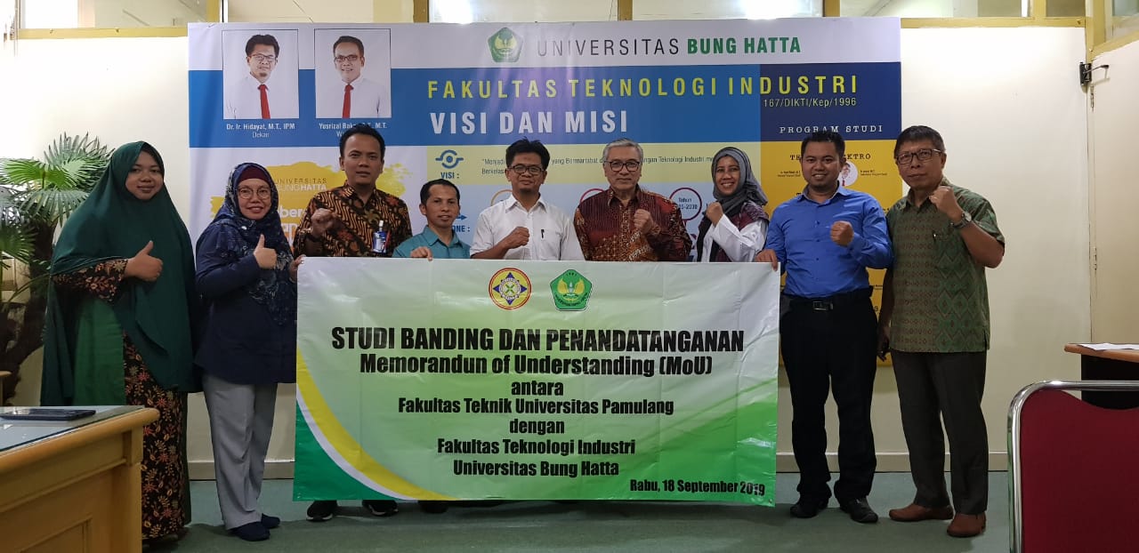 Fakultas Teknik Univ. Pamulang Serpong Studi Banding ke FTI UBH