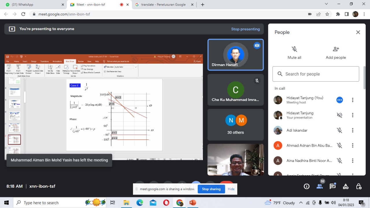 Dr. Ir. Hidayat, MT., Jadi Dosen Tamu di Universiti Tun Hussein Onn Malaysia