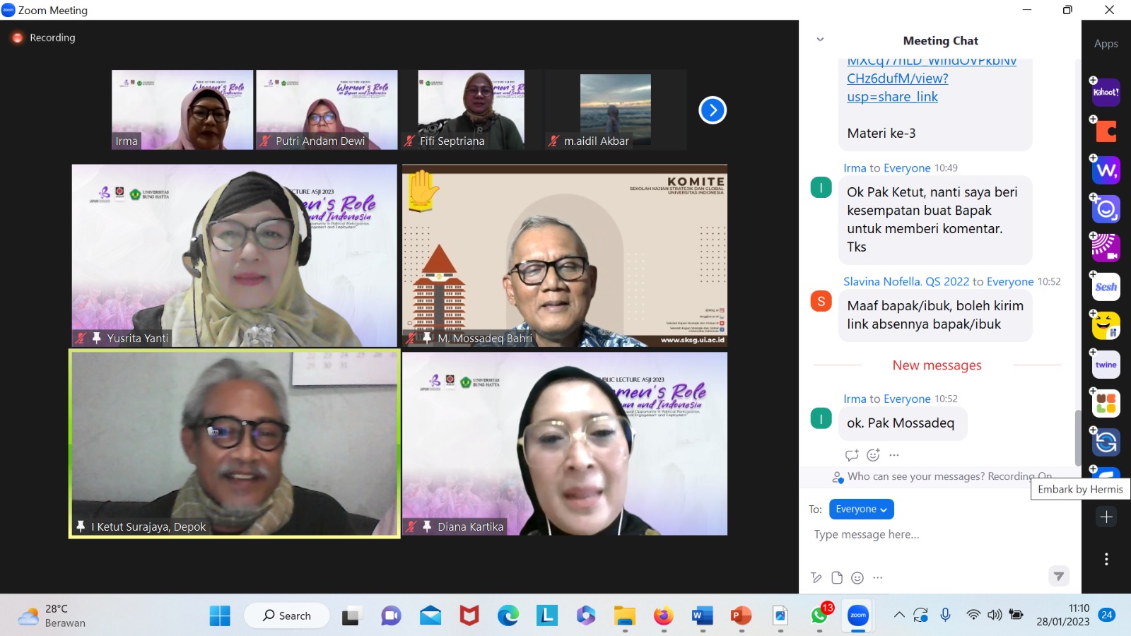 Guru Besar dan Doktor FIB Universitas Bung Hatta Kupas Tuntas Soal Sastra dan Perspektif Gender