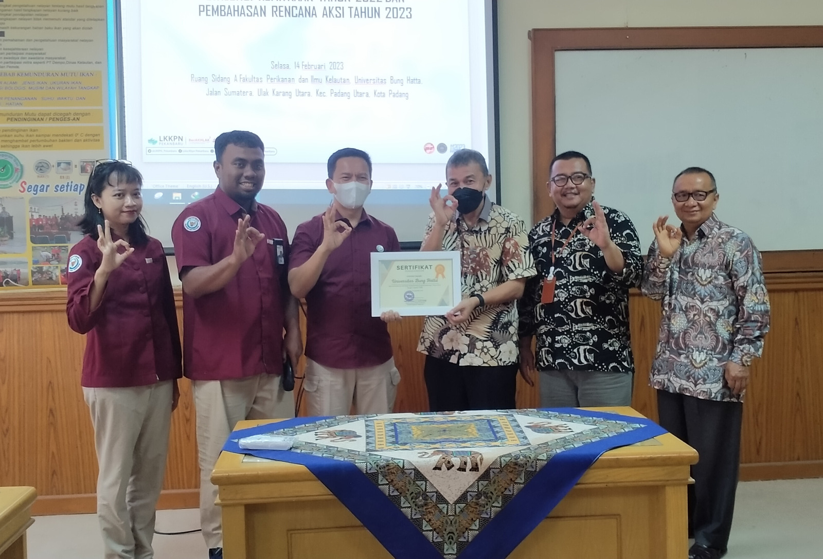 FPIK Universitas Bung Hatta Selenggarakan Evaluasi Kemitraan tahun 2022 dan Pembahasan Rencana Aksi Tahun 2023