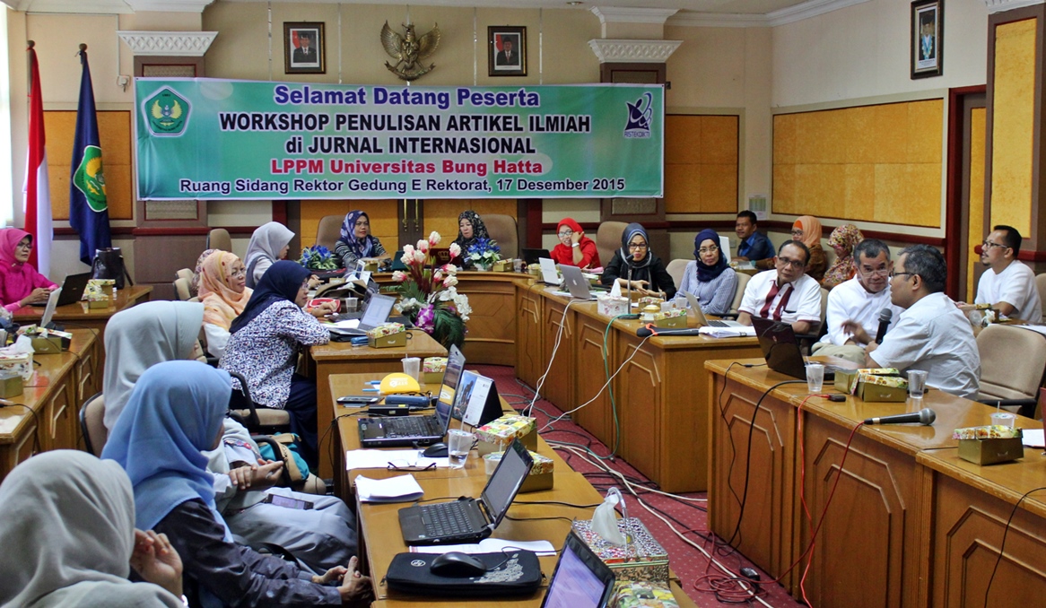 LPPM Universitas Bung Hatta Selenggarakan Workshop Penulisan Arikel Ilmiah