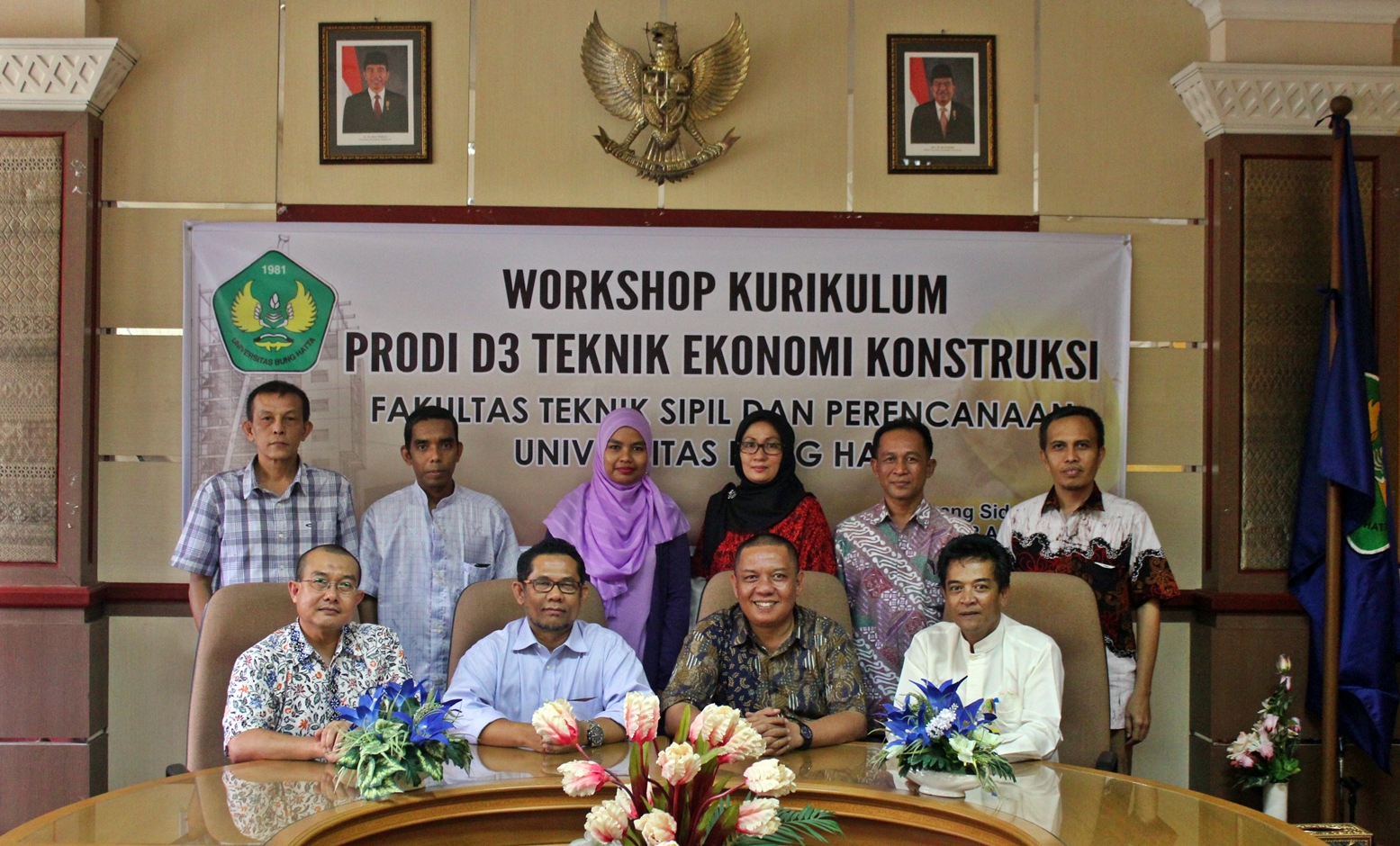 Teknik Ekonomi Konstruksi Universitas Bung Hatta Adakan Workshop Kurikulum