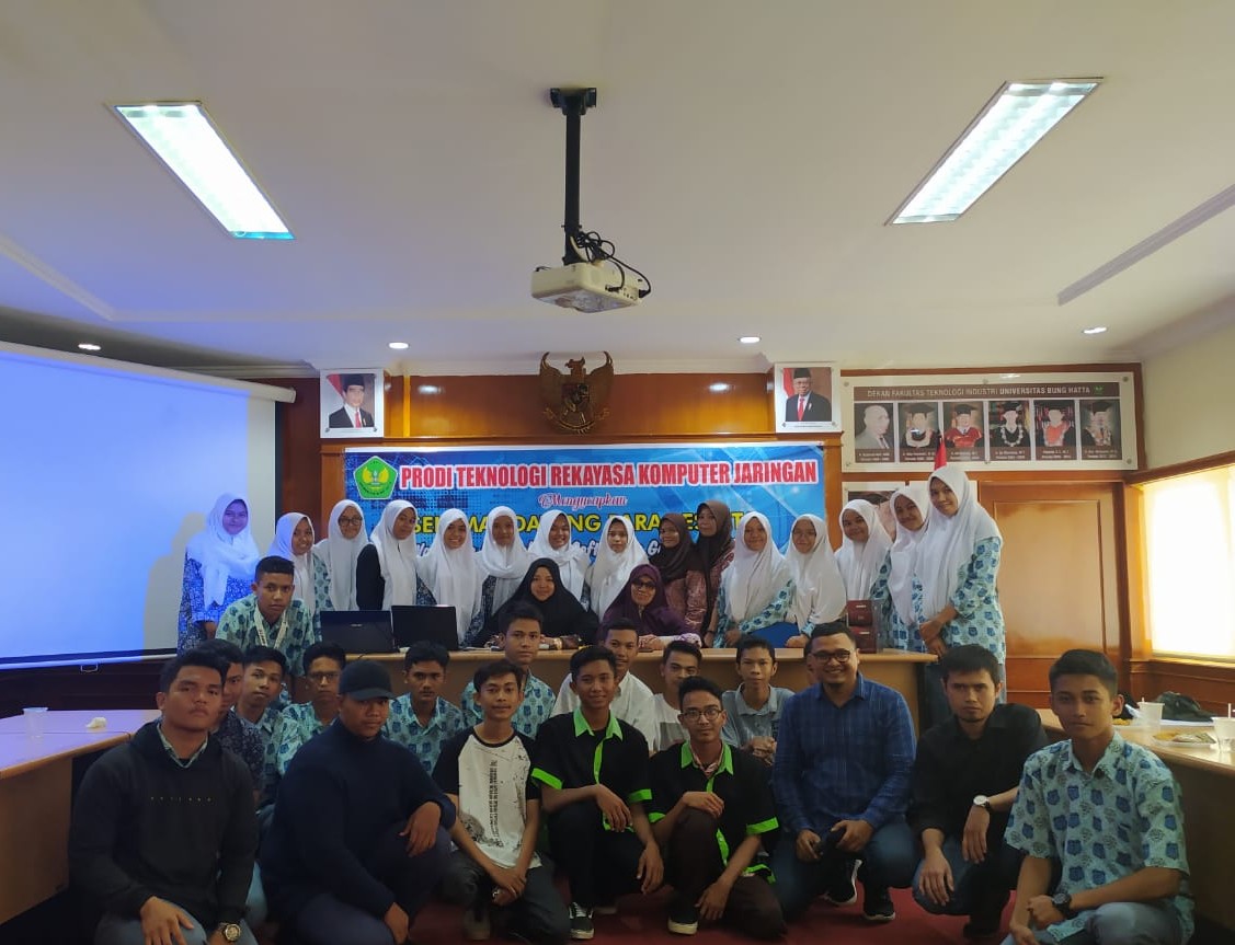 Puluhan Siswa/i Ikuti Workshop Peningkatan Softskill di Prodi TRKJ FTI Universitas Bung Hatta