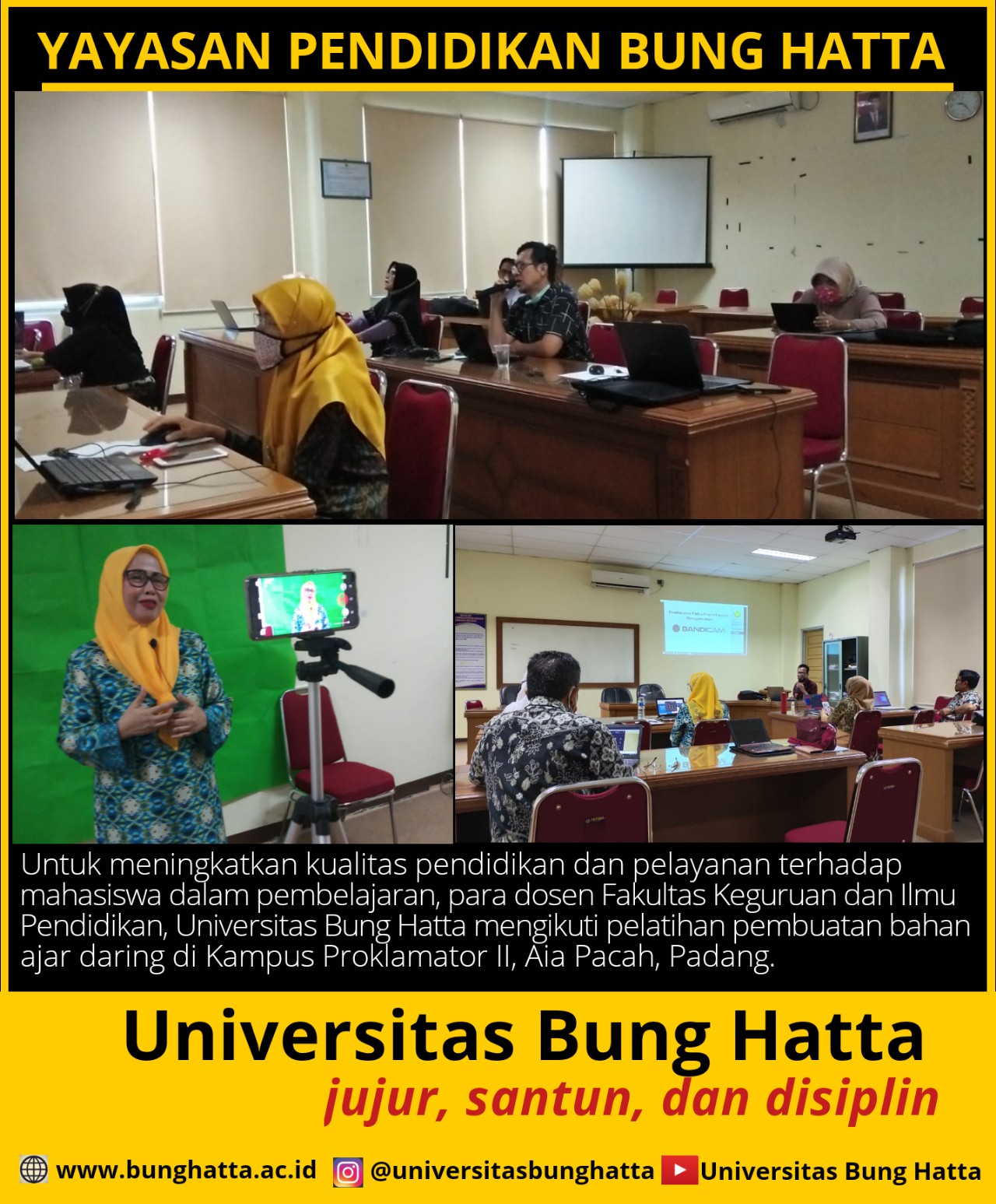 Dosen FKIP Ikuti Pelatihan Pembuatan Bahan Ajar Daring