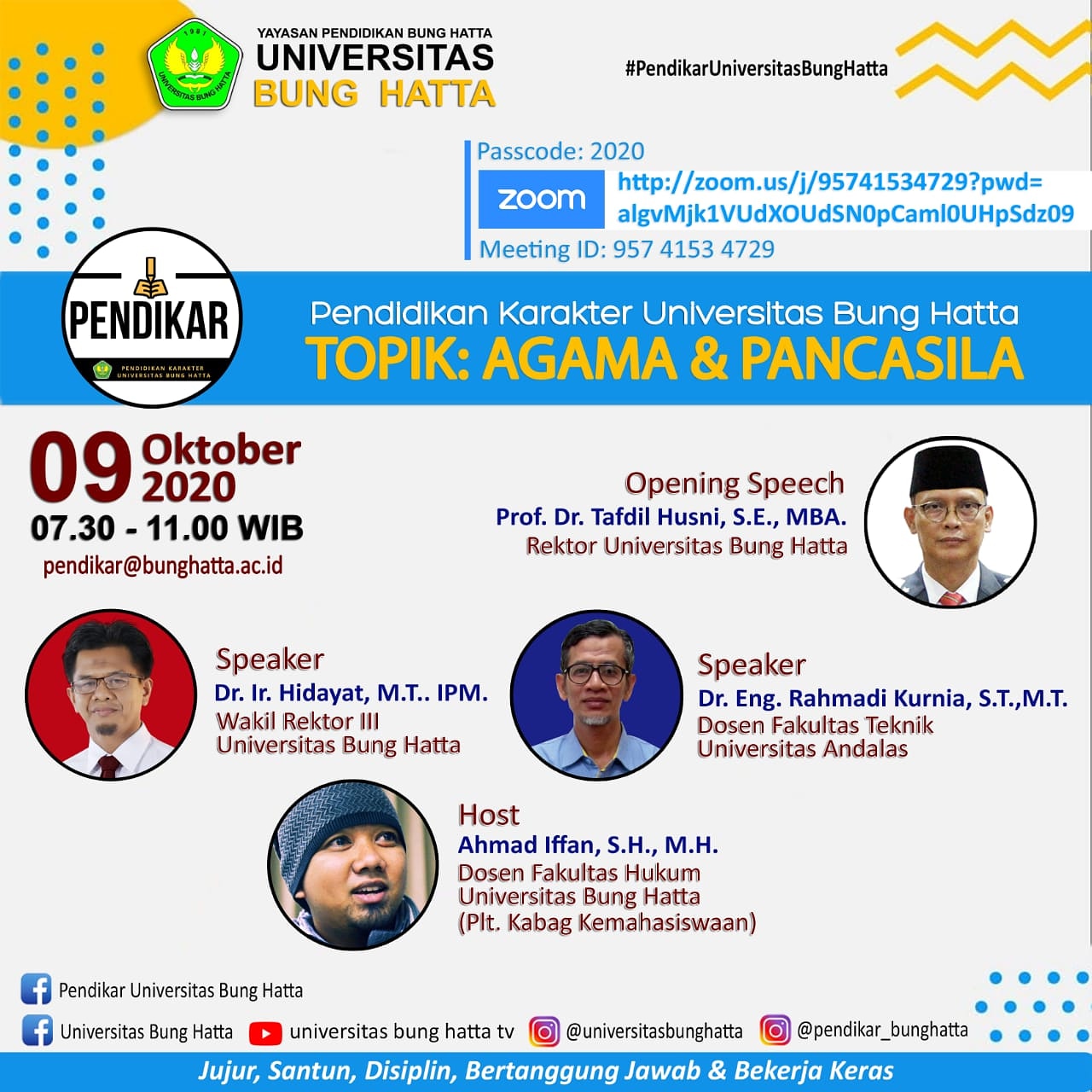 Pendikar Pekan ke-2 untuk Mahasiswa Universitas Bung Hatta