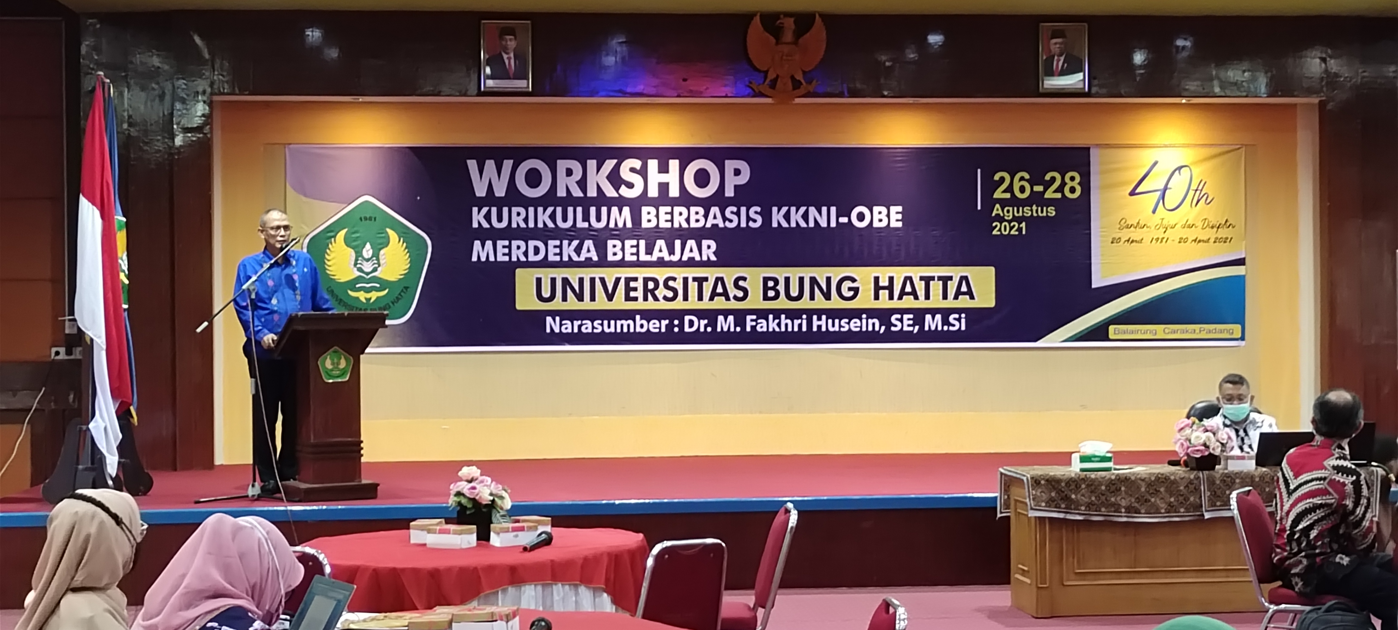 Universitas Bung Hatta Menggelar Workshop Kurikulum Berbasis KKNI-OBE Merdeka Belajar
