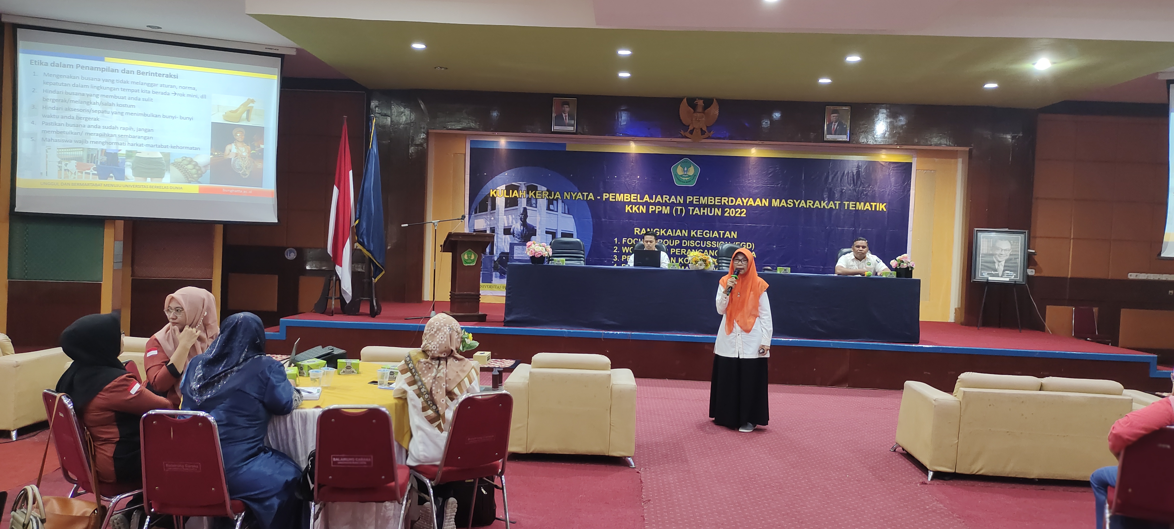 Korkab dan DPL KKN PPM T Universitas Bung Hatta Ikuti Pembekalan
