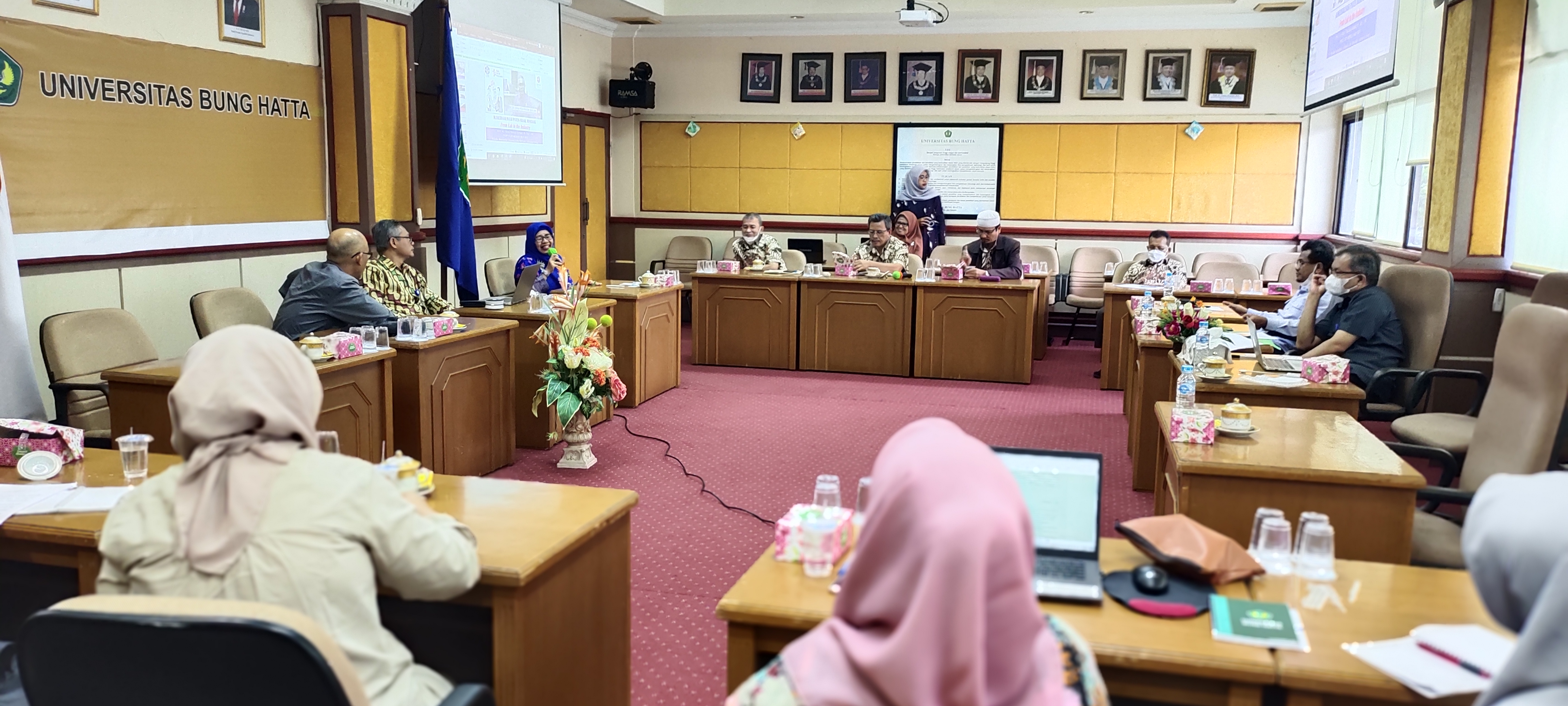 BRIN dan PT Nanotech Indonesia Global Tbk Kunjungan ke Universitas Bung Hatta